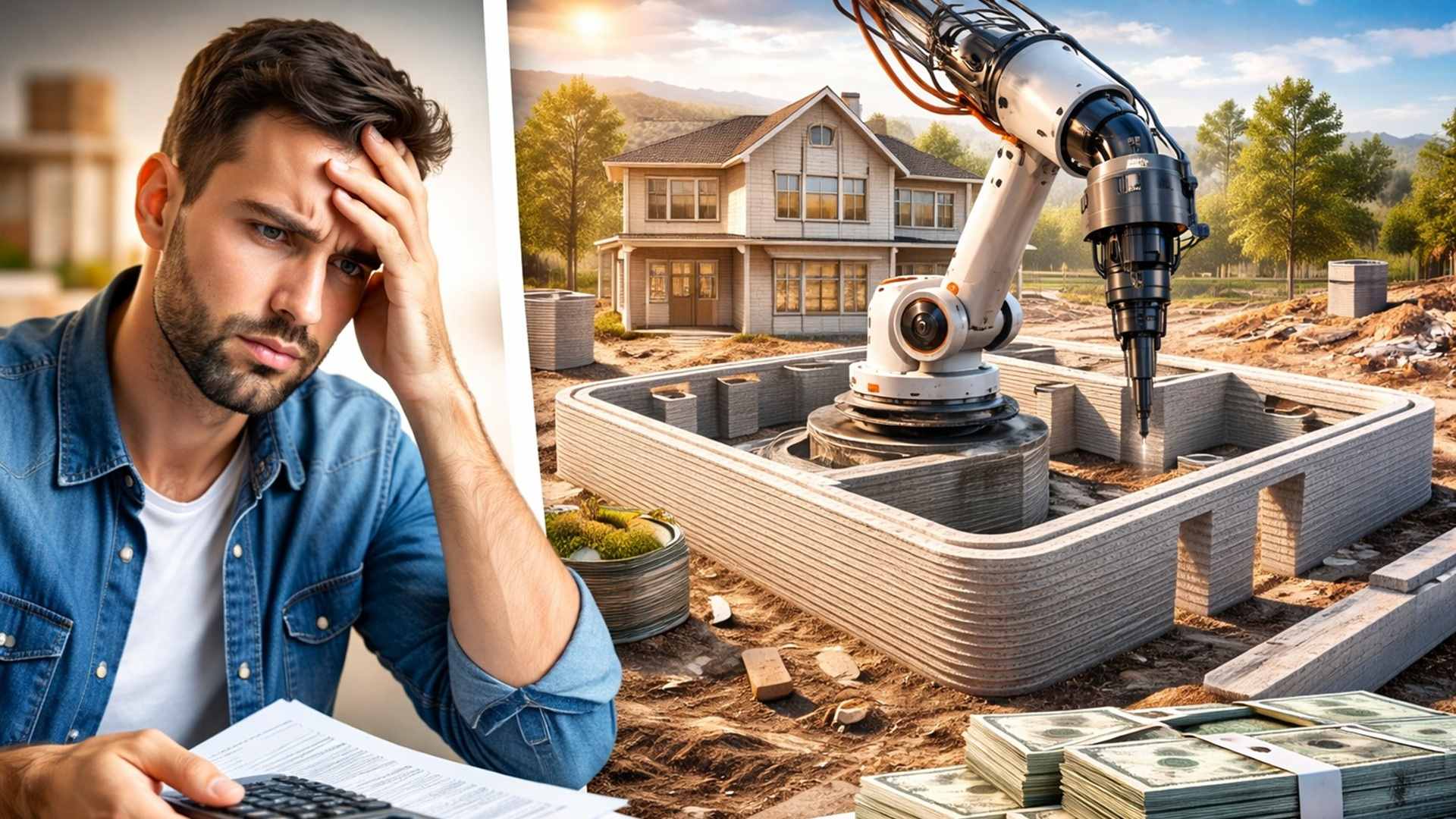 Casas impressas em 3D custam US$ 375 mil por 93 m² e têm valor por metro quadrado acima da média do mercado.