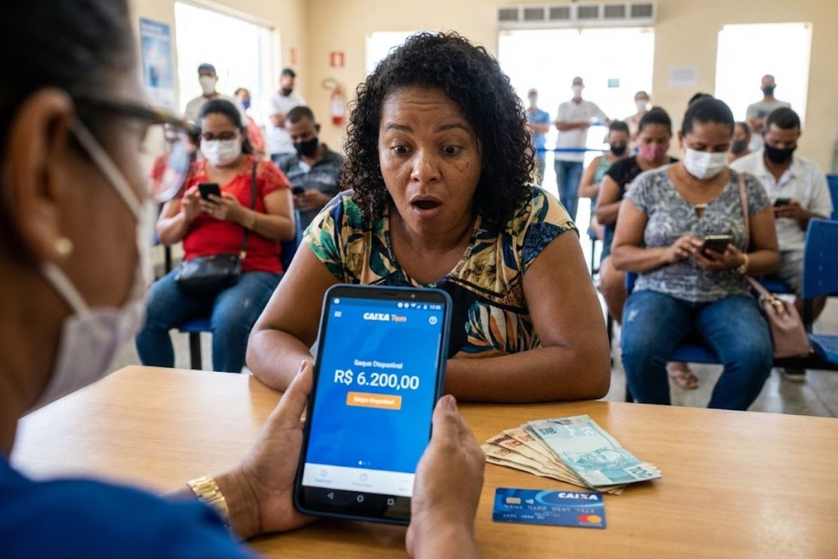 brasileiros de cidades atingidas por chuvas podem pedir saque calamidade do FGTS até abril. Veja regra dos 12 meses, documentos e pedido no app, com Caixa Tem.