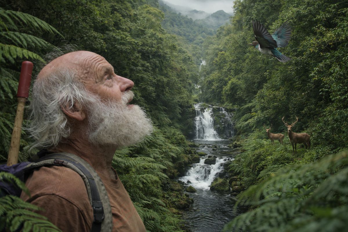 A floresta em regeneração natural recupera biodiversidade, fortalece conservação e protege água em Hinewai, após décadas de restauração territorial.