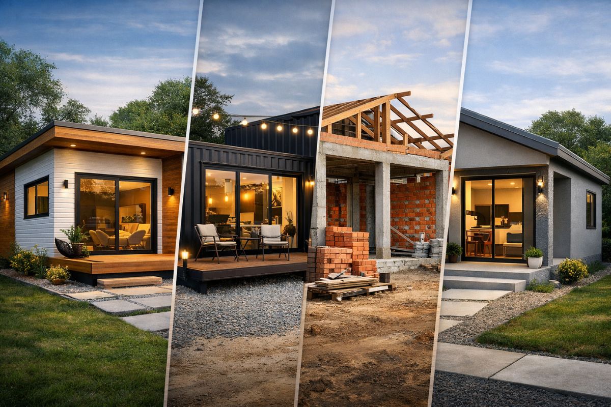 casa com obra eficiente: projeto, custo e terreno definem a melhor estratégia para construir com segurança e menos desperdício.