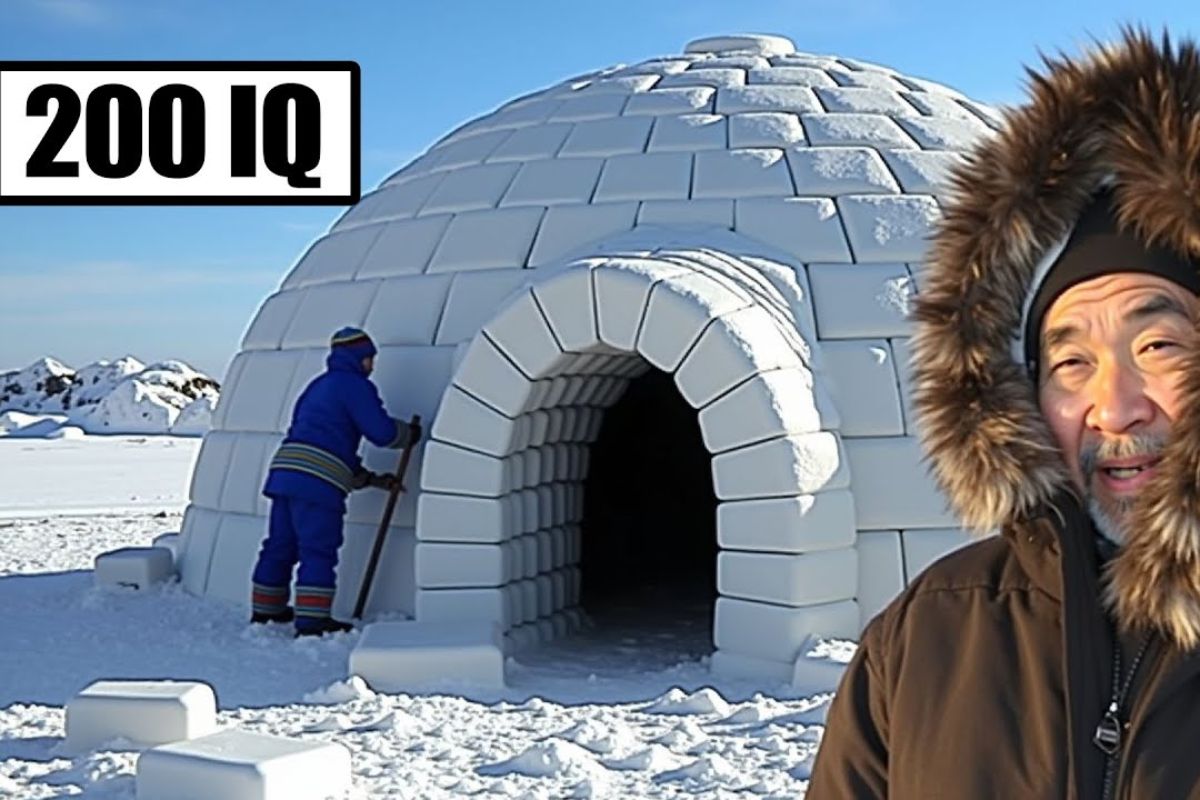 Um iglu funcional construído em poucas horas por povos Inuit transforma neve em abrigo seguro no Ártico, mantém calor estável e revela como esse abrigo ancestral ainda garante sobrevivência extrema.