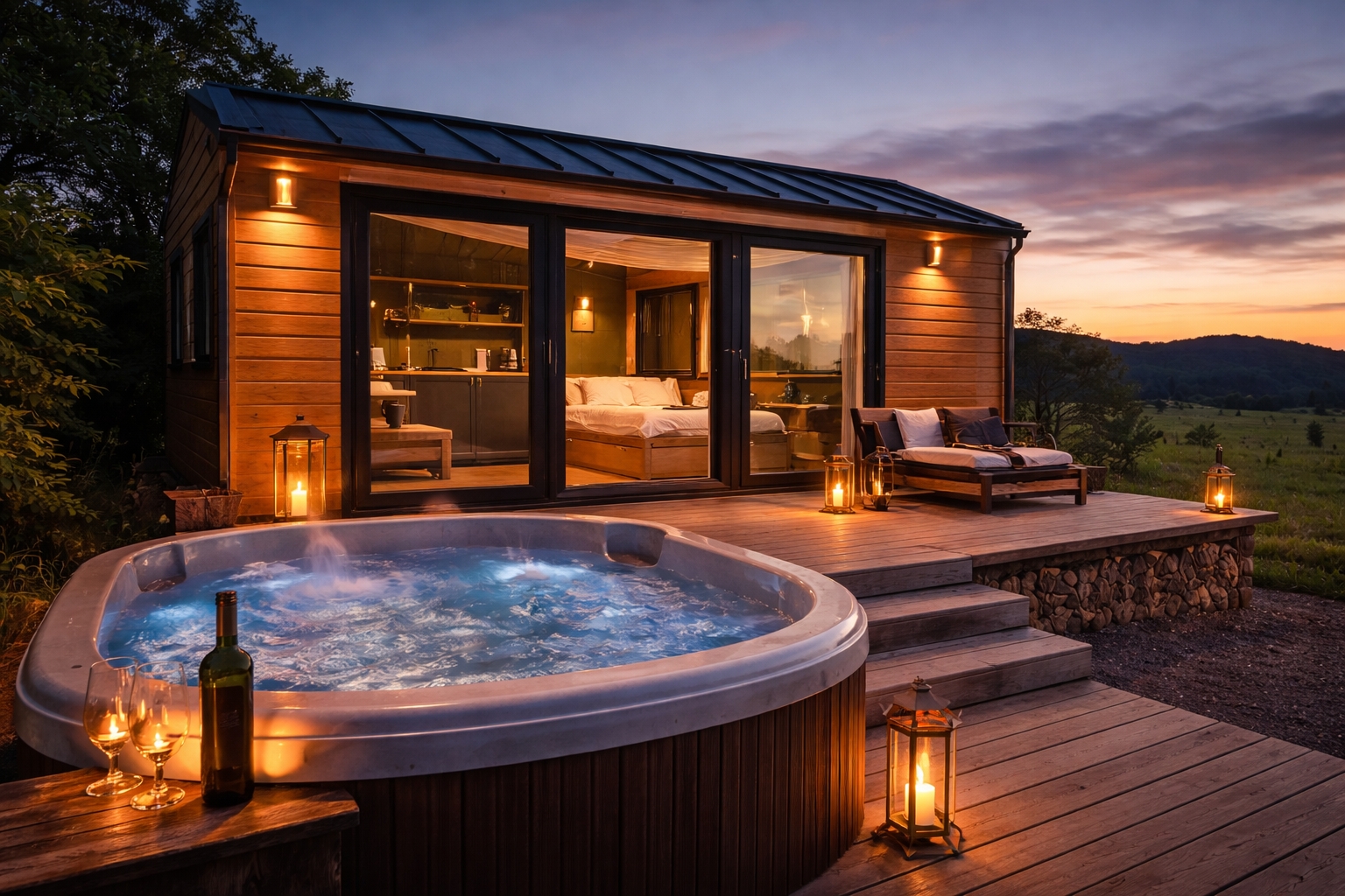 casa - construção - madeira -