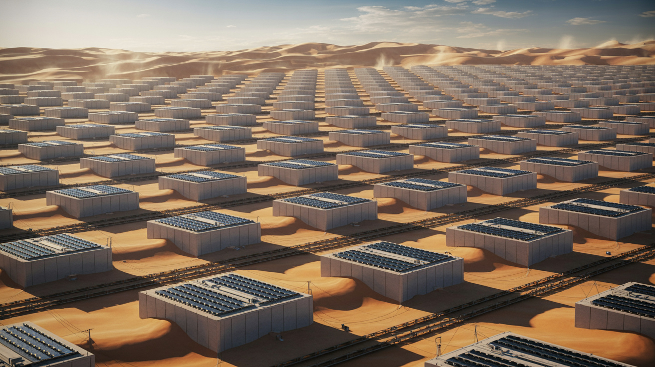 Enquanto bilhões assistem vídeos online, centros de dados no deserto do Nevada consomem energia equivalente a pequenas cidades para manter a internet viva