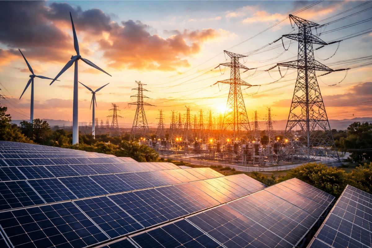 A transição energética acelerou usinas, mas esqueceu as “estradas” da eletricidade: sem cabos, torres e reforços, projetos inteiros ficam parados e a energia limpa não chega às casas mesmo quando existe sobra de geração