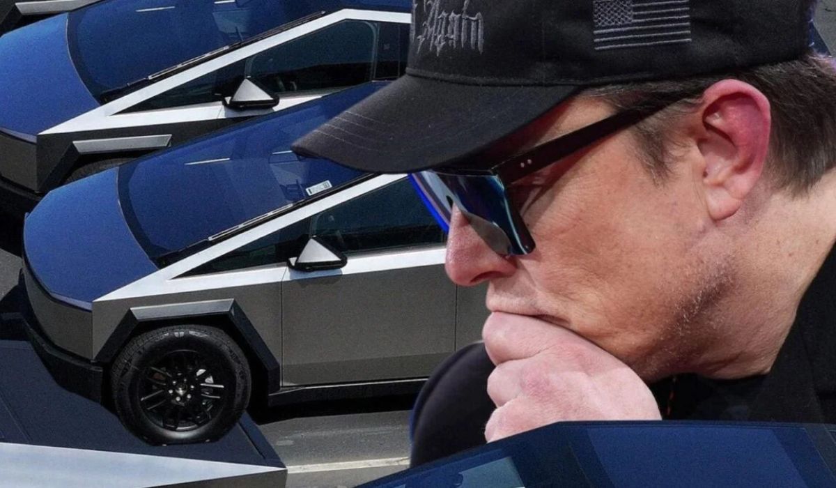 Após queda nas vendas nos EUA, a Tesla lança o Cybertruck nos Emirados Árabes Unidos, apostando em novos mercados. (Imagem: Forbes Brasil)