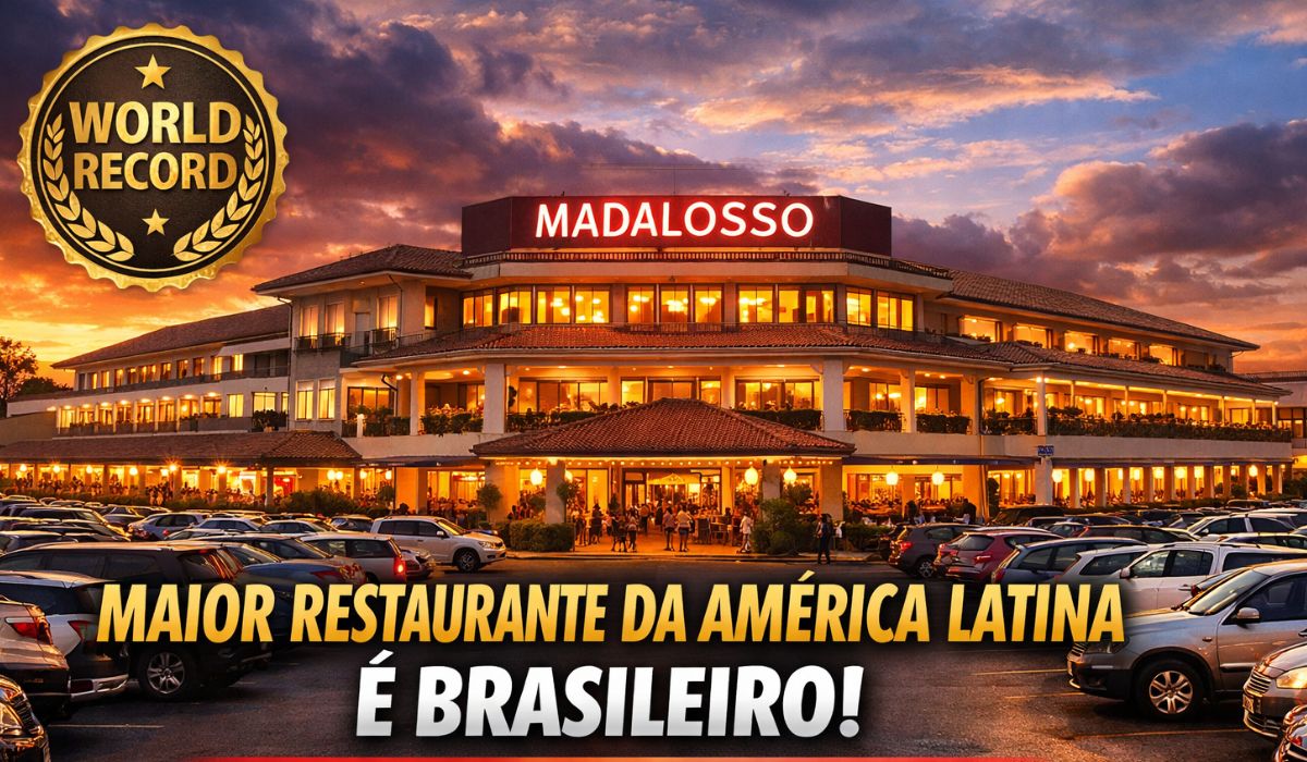 Restaurante Madalosso, em Curitiba, é reconhecido como maior da América Latina e pode receber 4.630 pessoas simultaneamente.