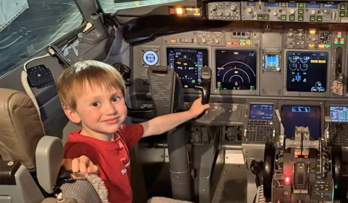 Garoto de 5 anos aponta falha em material do Boeing 737 e é convidado pela Southwest a conhecer centro de treinamento. (Imagem: Divulgação/Aeroin)