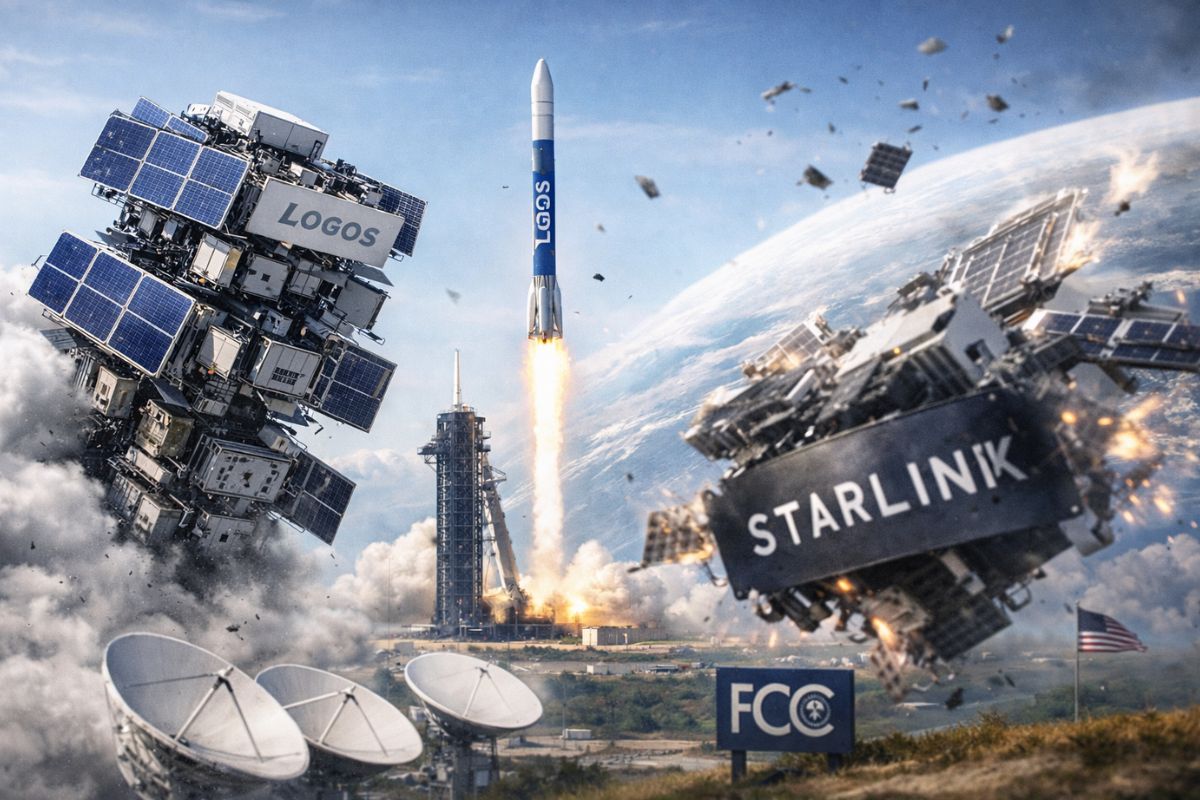 Domínio da Starlink começa a balançar Logos ganha aval da FCC para lançar 4.178 satélites de banda larga focados em governos e empresas e entra de vez na corrida espacial (1)