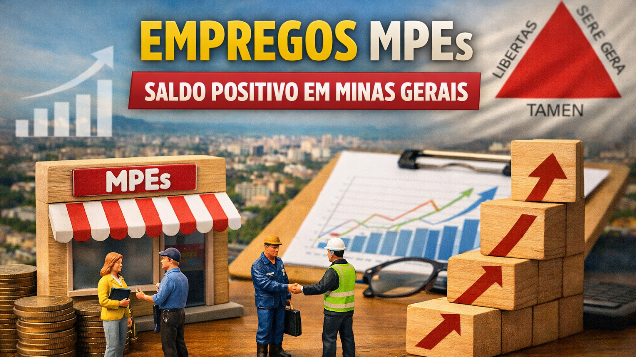 Com forte geração de vagas, Empregos MPEs asseguram saldo de empregos positivo e sustentam o mercado de trabalho em Minas Gerais.