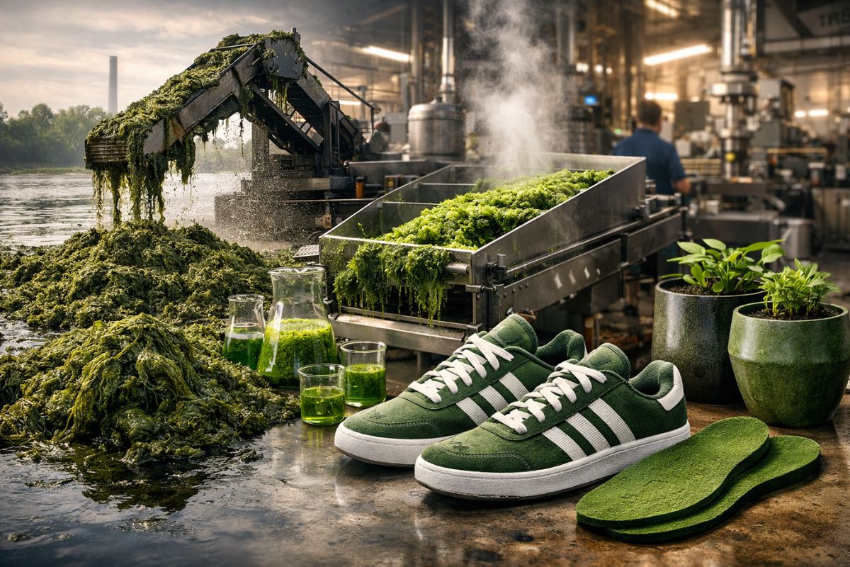 algas retiradas de lagos viram plástico; a água ganha qualidade e o carbono fica retido em produtos, com limites técnicos e impacto ambiental em debate.