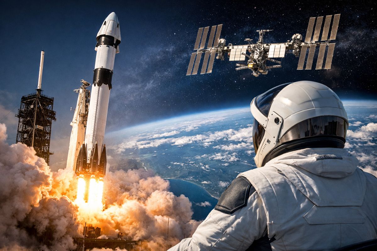 SpaceX retoma Falcon 9 com aval da FAA, confirma Crew-12 e envia nova tripulação à ISS após investigação no estágio superior.