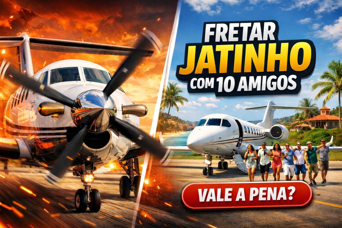 Fretar jatinho de São Paulo a Trancoso com 10 amigos quanto custa por pessoa, diferenças entre turboélice e jato e por que essa experiência é mais acessível do que parece (3)