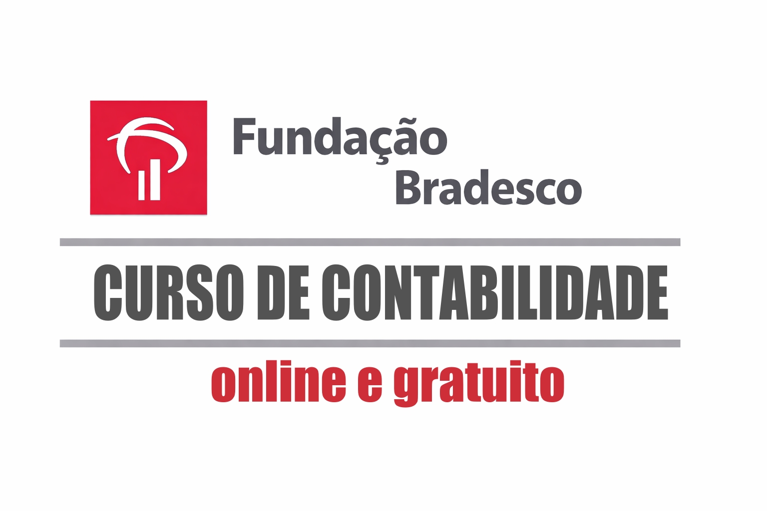 Bradesco abre inscrições para curso de contabilidade online e gratuito que ensina balanço, DRE e EBITDA com exercícios e exemplos práticos ligados à vida real