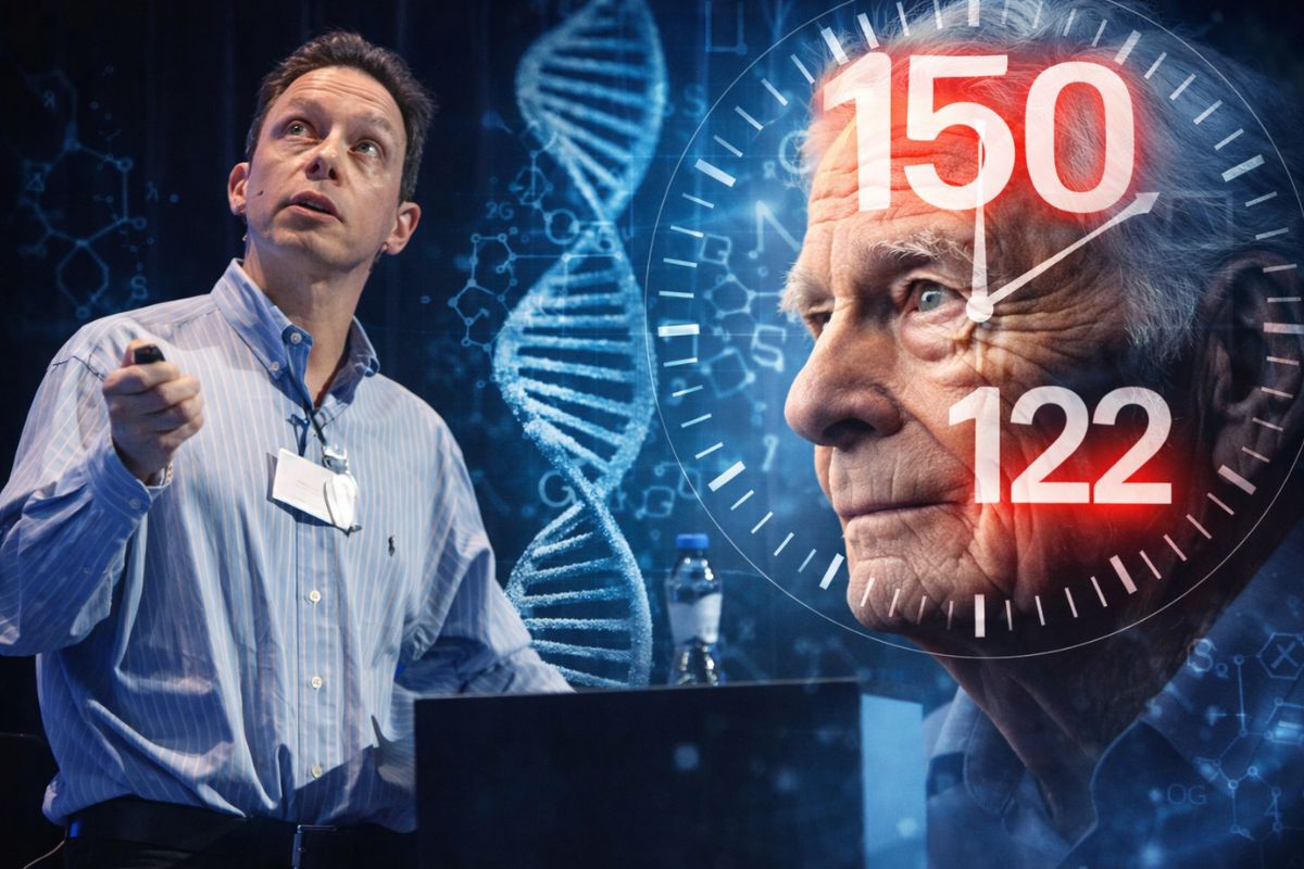 geneticista Steve Horvath projeta 150 anos ao usar metilação do DNA e idade biológica para medir envelhecimento biológico e questionar o limite de 122 anos.
