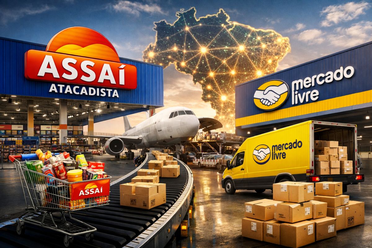 No varejo, Assaí e Mercado Livre avançam com fulfillment no marketplace, unindo escala e logística para ampliar vendas e compras corporativas no Brasil.