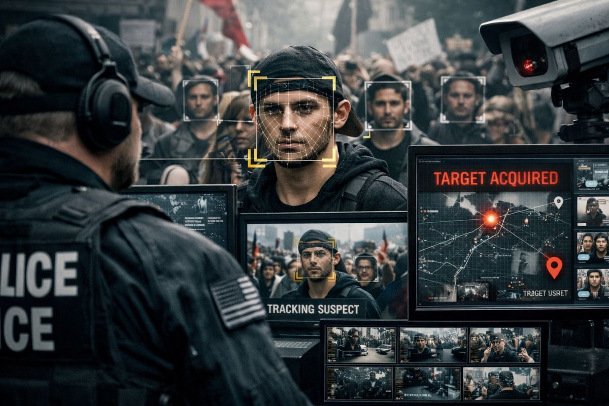 ICE usa reconhecimento facial e redes sociais em Minneapolis; debate sobre direitos civis cresce com contratos e rastreamento em tempo real.
