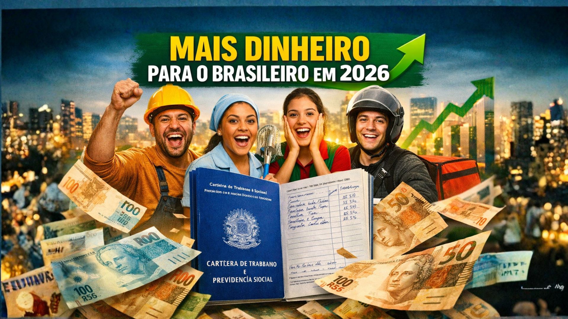 Novo salário mínimo de R$ 1.621 começa a ser pago, com reajuste de R$ 103, impacto bilionário na economia e mudanças no INSS e benefícios.