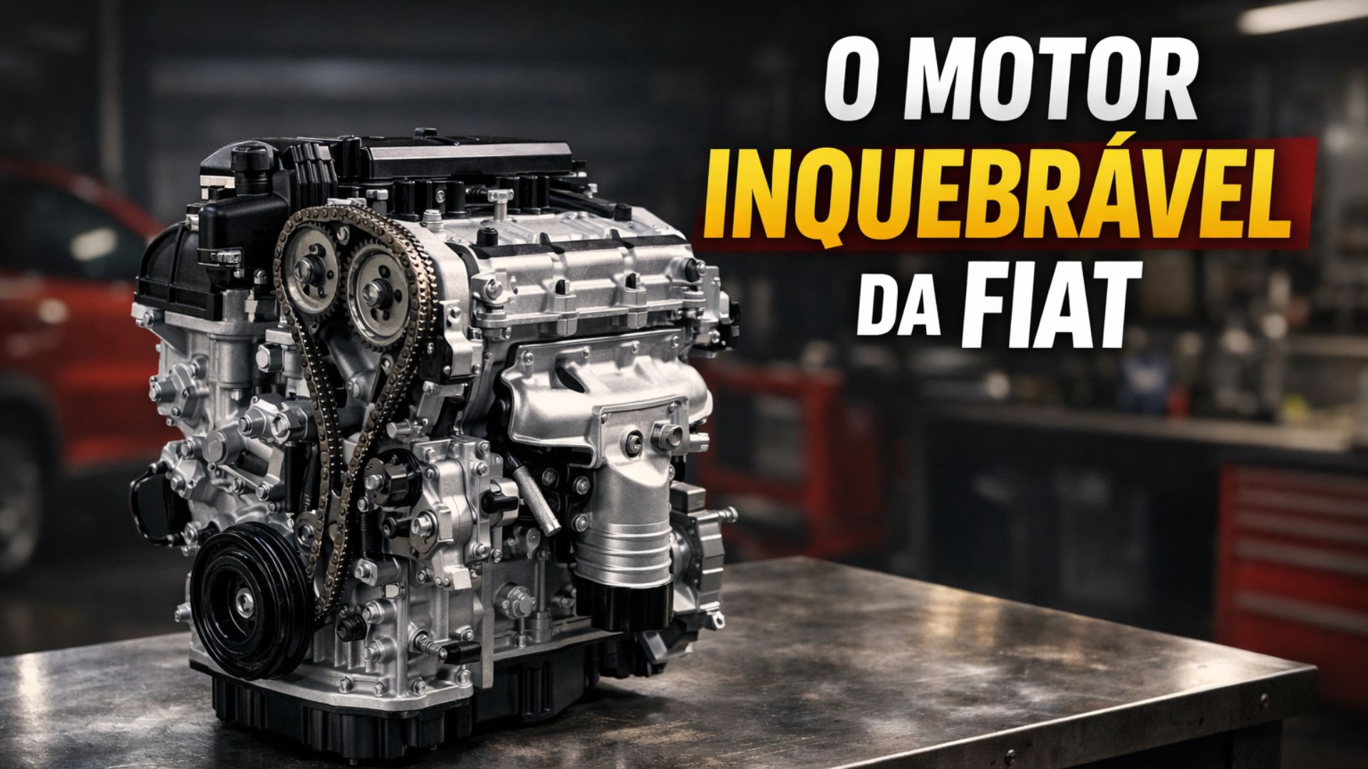 Motor Firefly da Fiat completa 10 anos no Brasil com foco em torque, corrente de distribuição e projeto modular que mudou os carros populares.