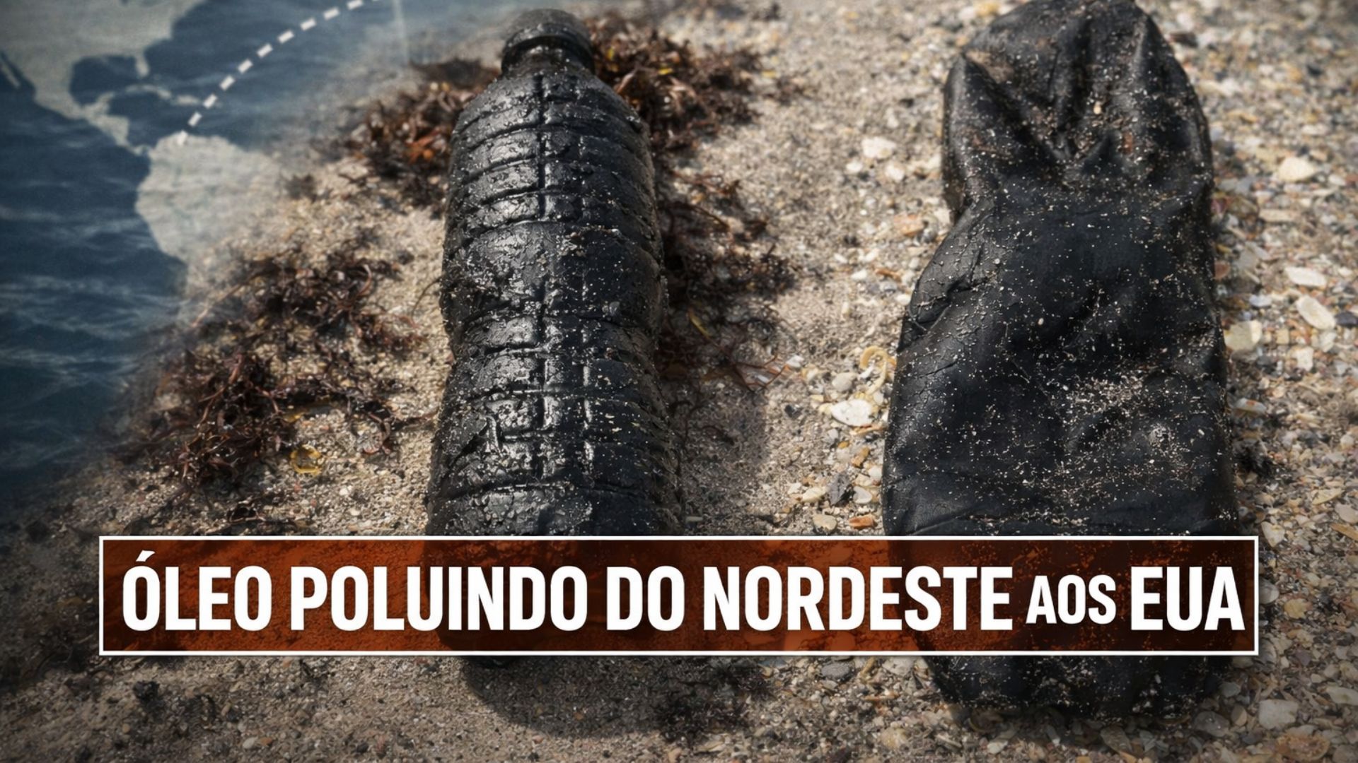 Pesquisa revela que óleo derramado no Brasil em 2019 percorreu 8,5 mil km pelo oceano e foi encontrado na costa da Flórida, nos EUA.