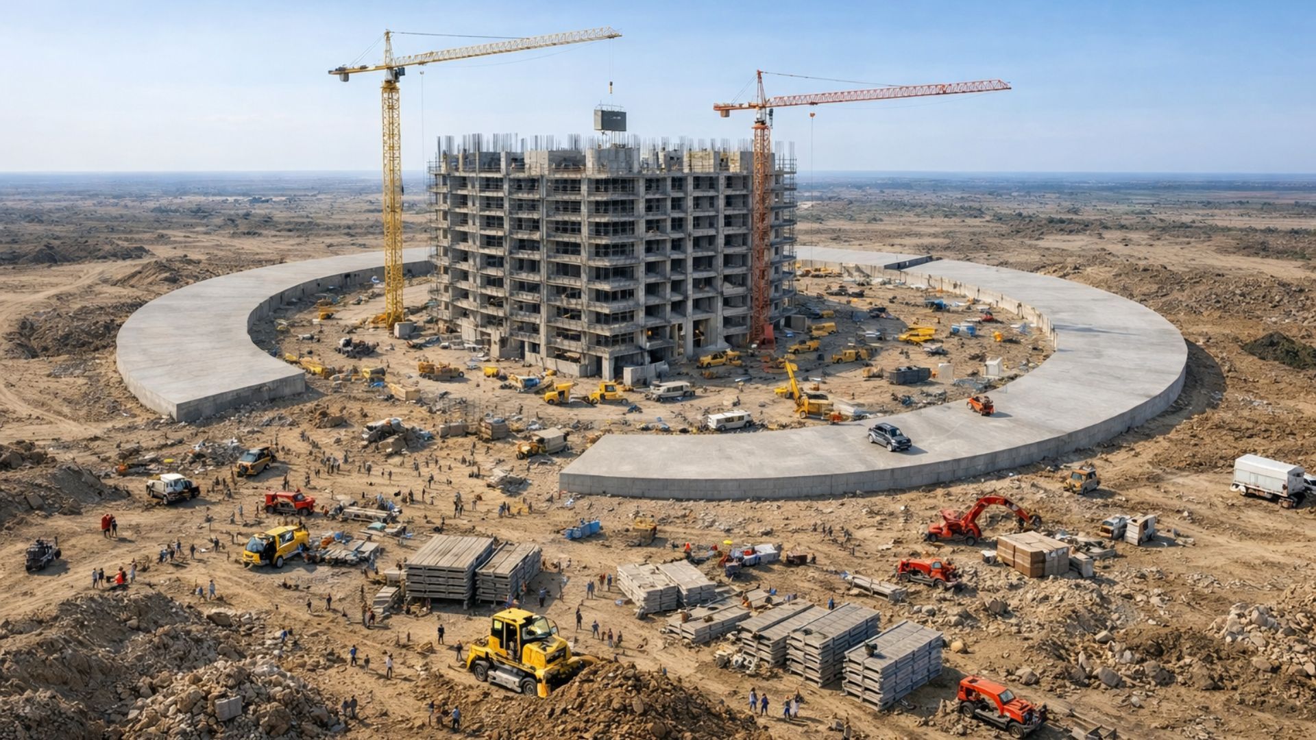 Construção modular na China acelera obras com pré-fabricação, hospitais da pandemia e prédio montado em 28 horas levantam debate técnico.