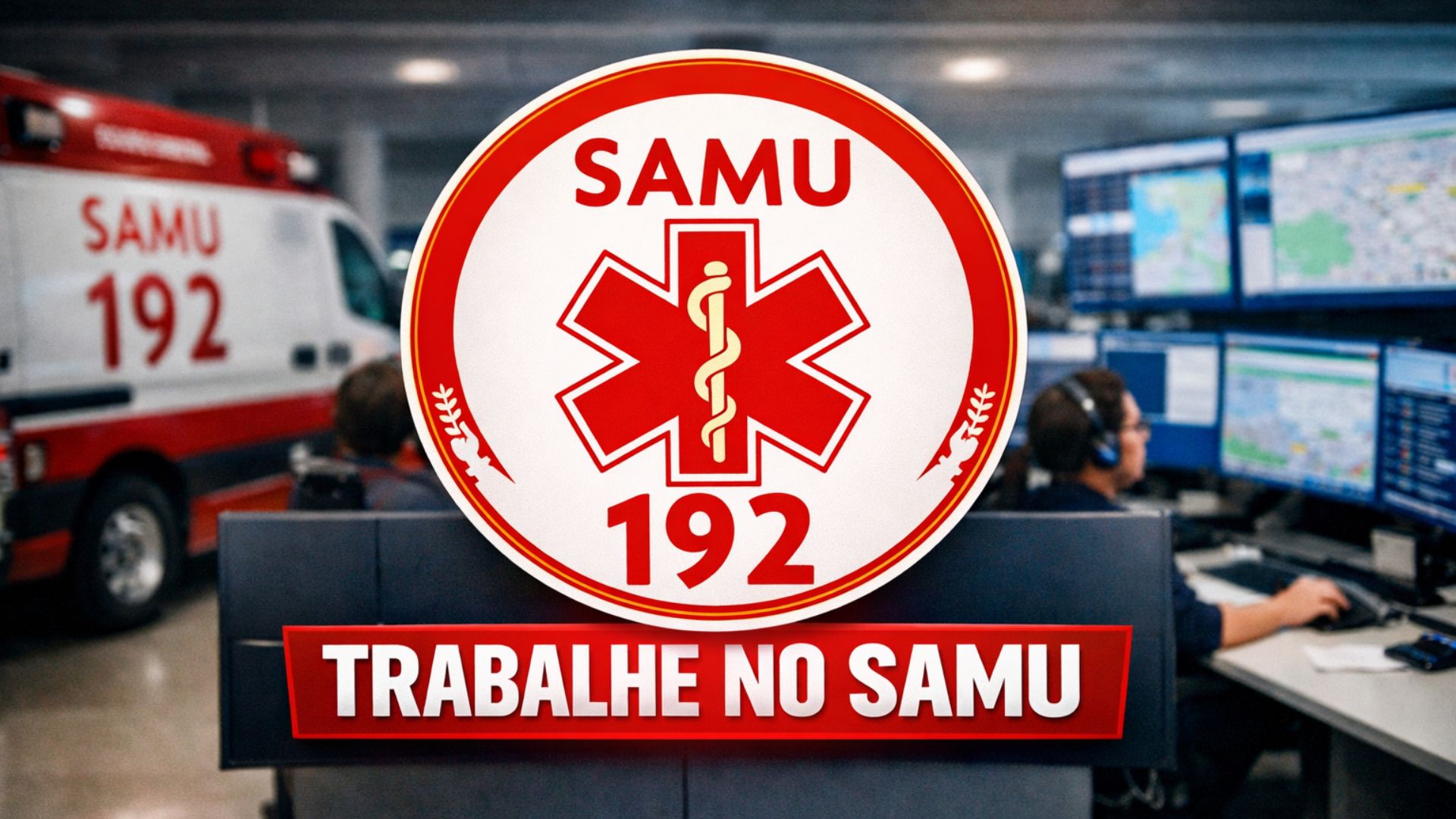 SAMU abre vaga em Florianópolis para supervisor operacional, com salário de R$ 4.546, benefícios completos e contratação CLT via FAHECE.