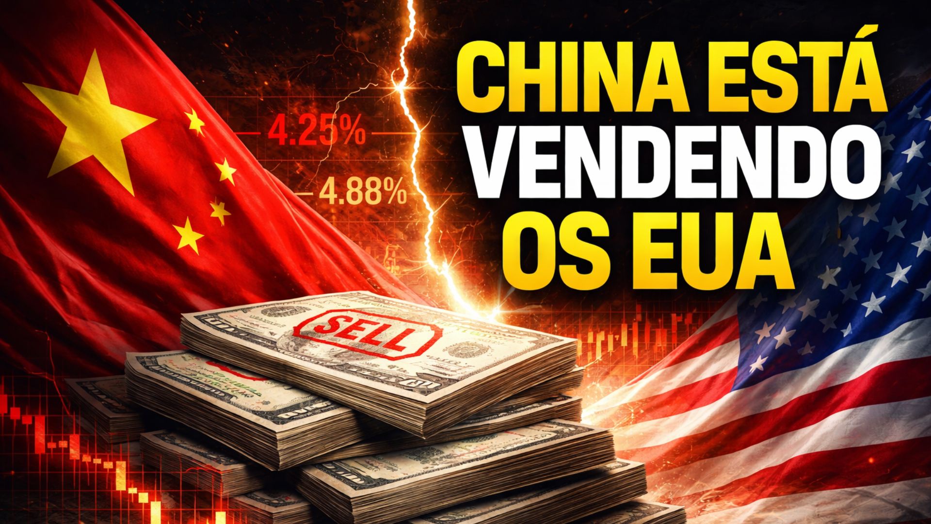 China orienta bancos a reduzir US$ 682,6 bi em Treasuries, pressiona juros dos EUA e reforça movimento global de diversificação do dólar.