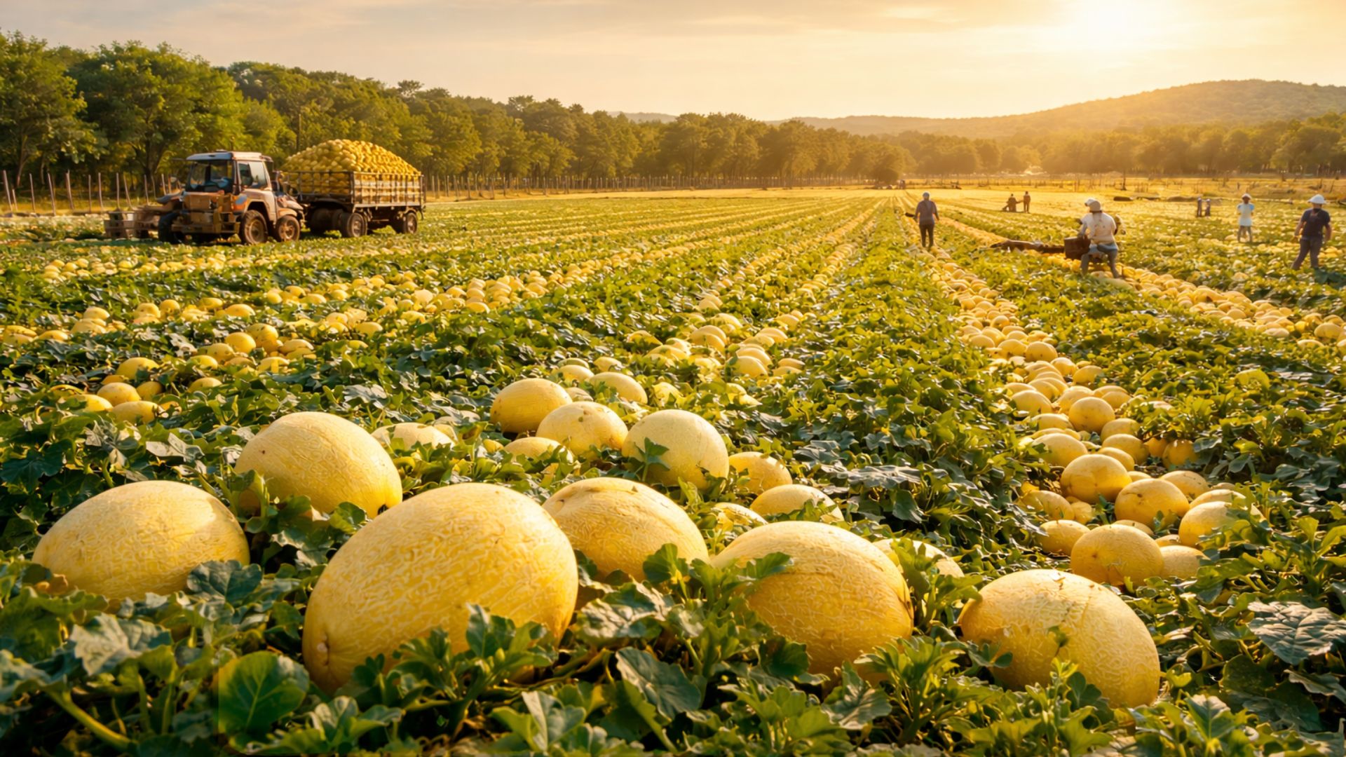 Fazenda no sertão colhe 1 milhão de melões por dia e impulsiona exportações recordes de US$ 231 milhões para a Europa em 2025.