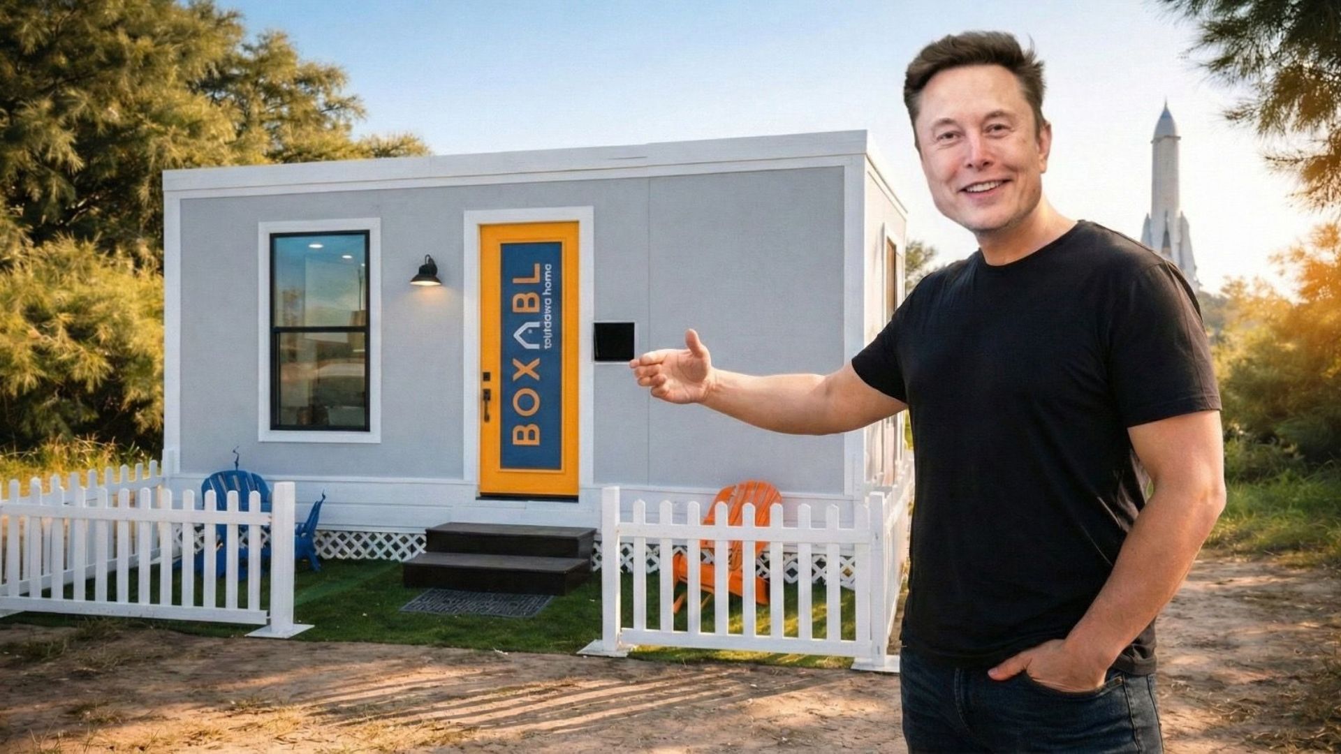 Elon Musk vende mansões na Califórnia e passa a viver em tiny house no Texas para focar nos projetos da SpaceX e na missão rumo a Marte.
