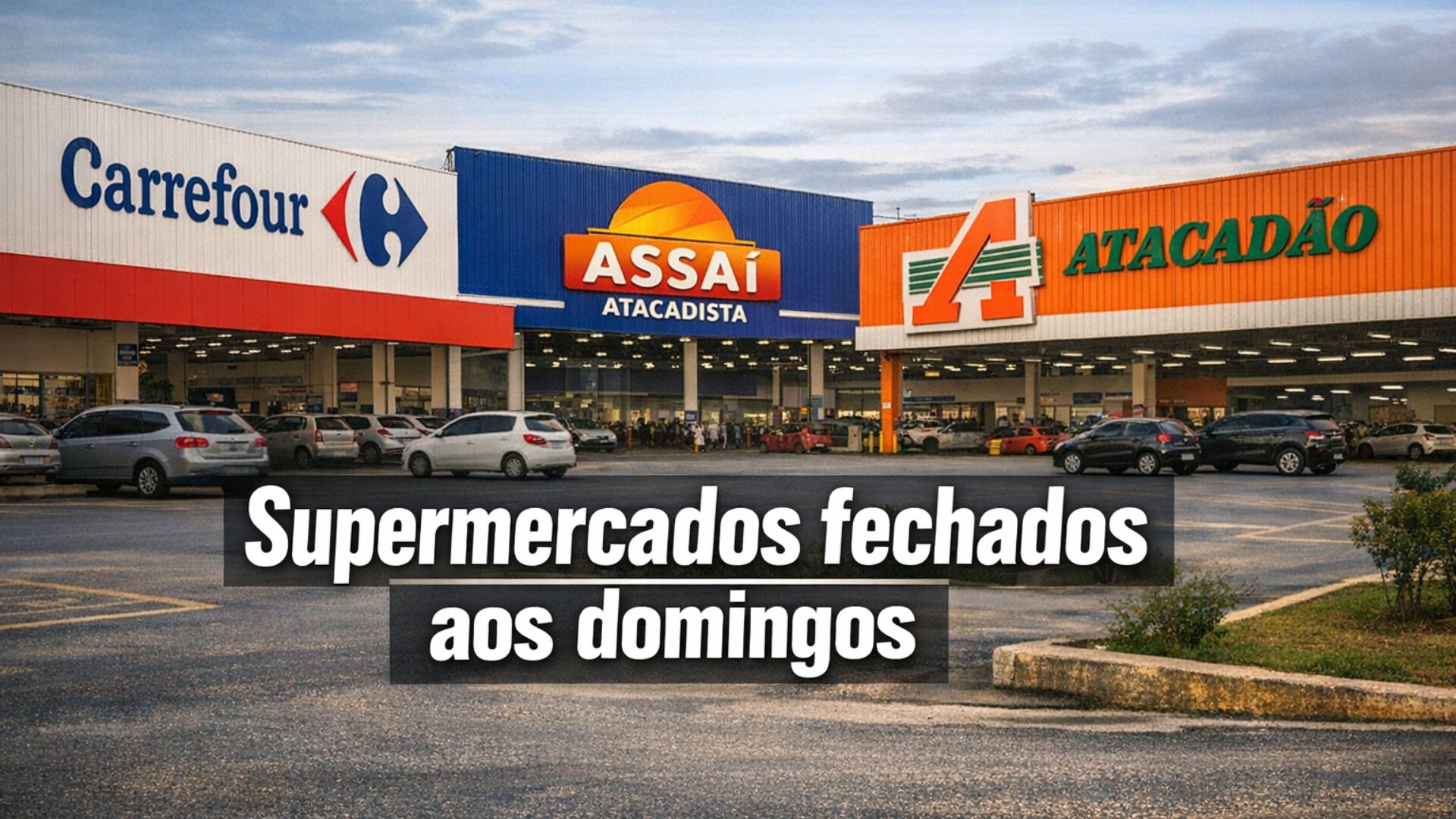 Supermercados do ES fecharão aos domingos entre março e outubro de 2026; regra atinge atacarejos e lojas de construção. Entenda.