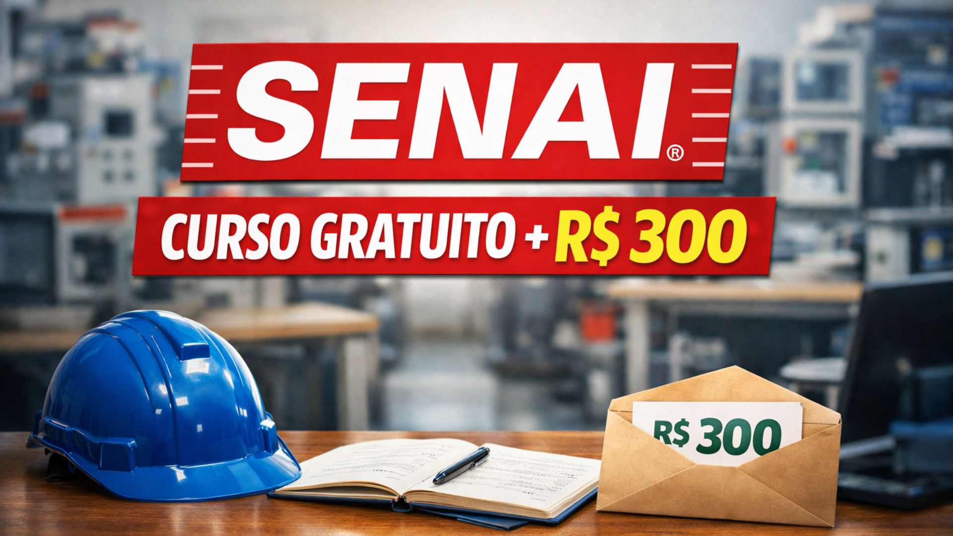 Senai MS abre 2 mil vagas em cursos técnicos com auxílio de R$ 300 para jovens de 14 a 22 anos. Inscrições até 18 de fevereiro.
