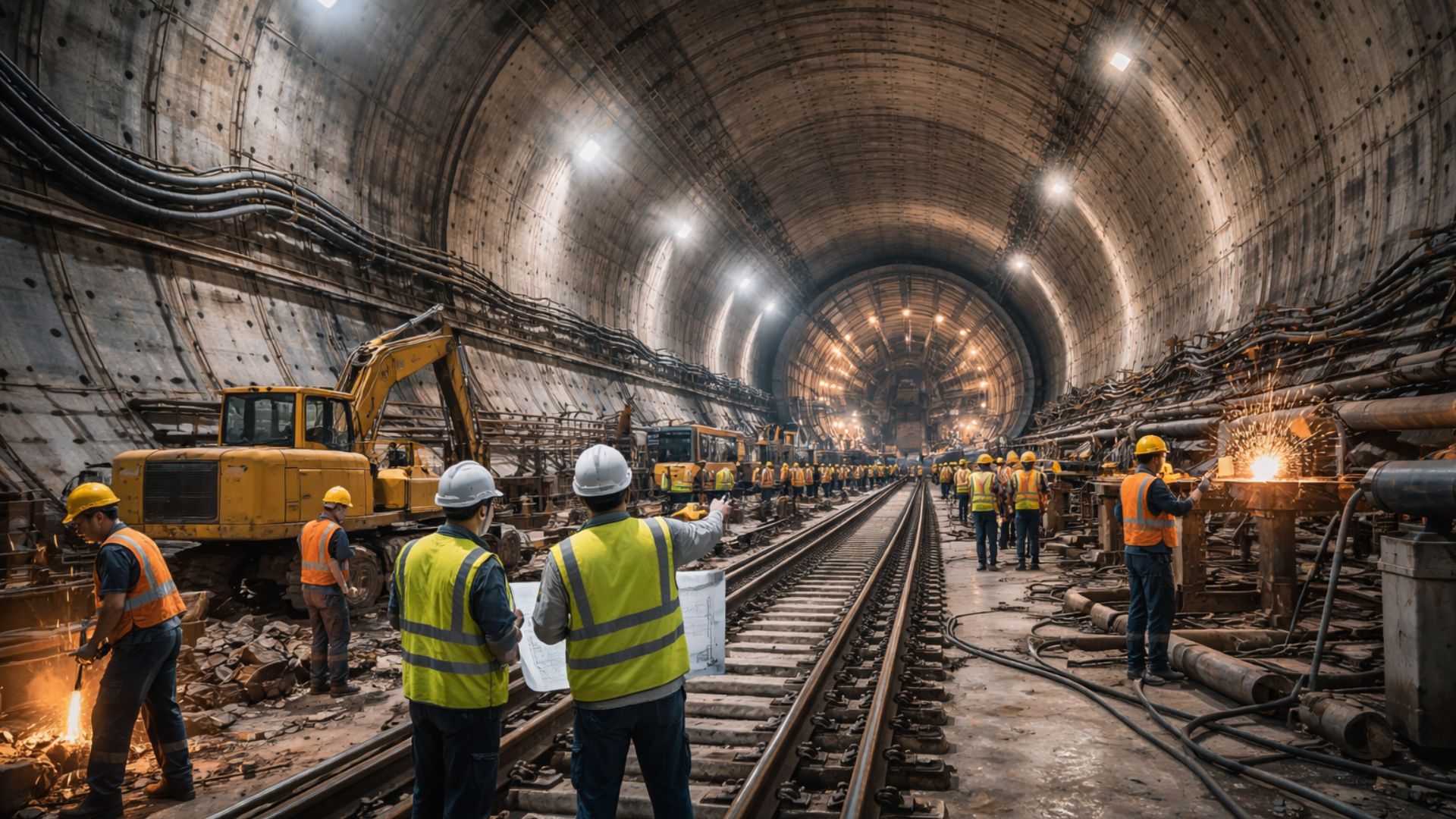 Linha 3 do Metrô de Mumbai é concluída com 33,5 km subterrâneos, conectando Aarey a Cuffe Parade e prometendo reduzir o trânsito.