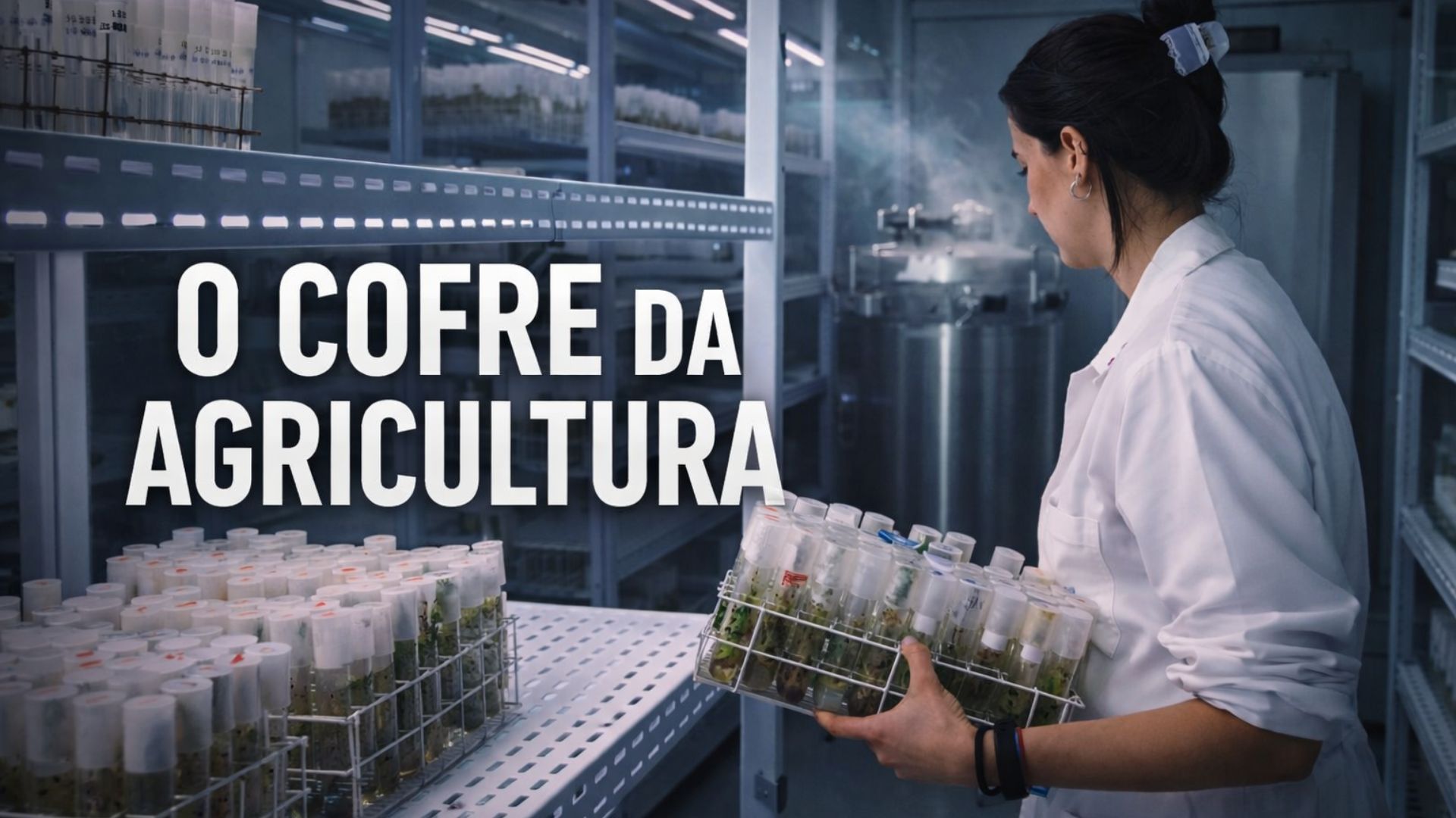 Brasil abriga um dos maiores bancos genéticos do mundo, com 750 mil sementes e criopreservação a -180°C para proteger a agricultura.