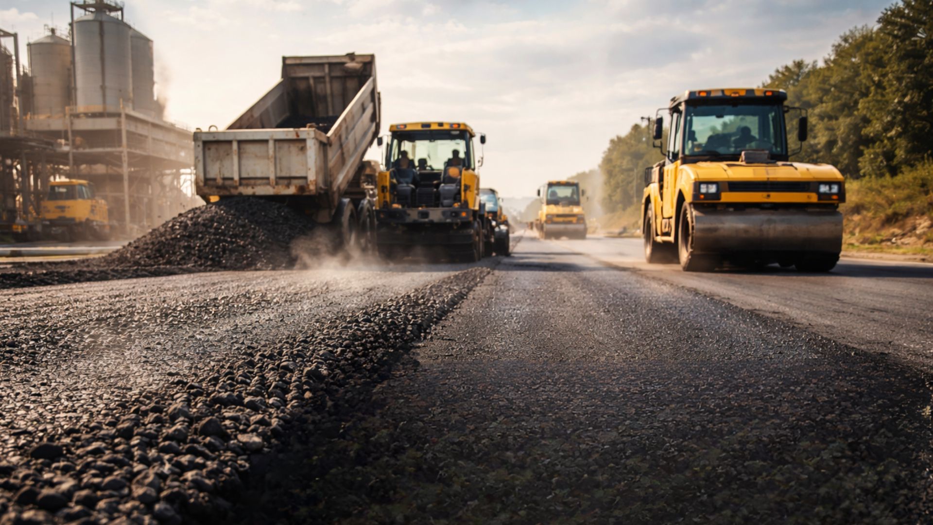 Tecnologia com enxofre substitui parte do betume, aumenta rigidez do asfalto acima de 50 °C e já é testada pelo NCAT.