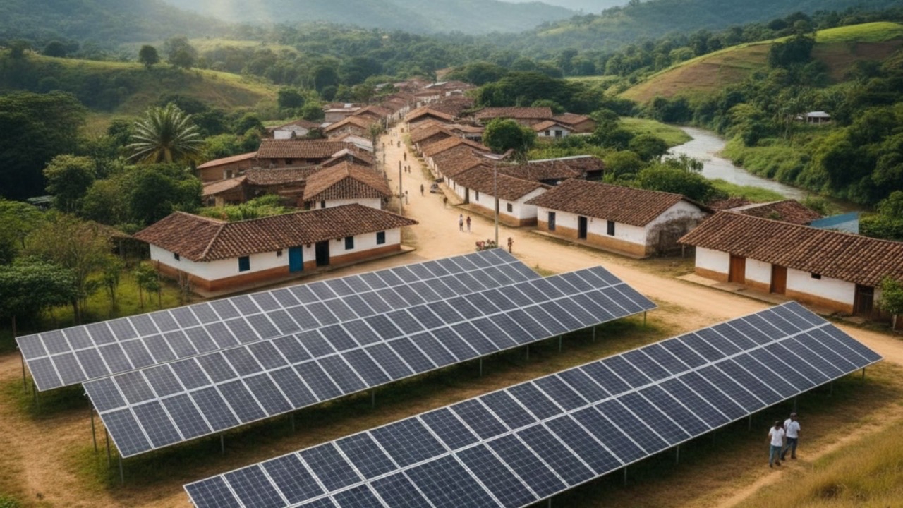 fazendas - fazendas solares - energia - energia solar - mini fazendas - Colômbia