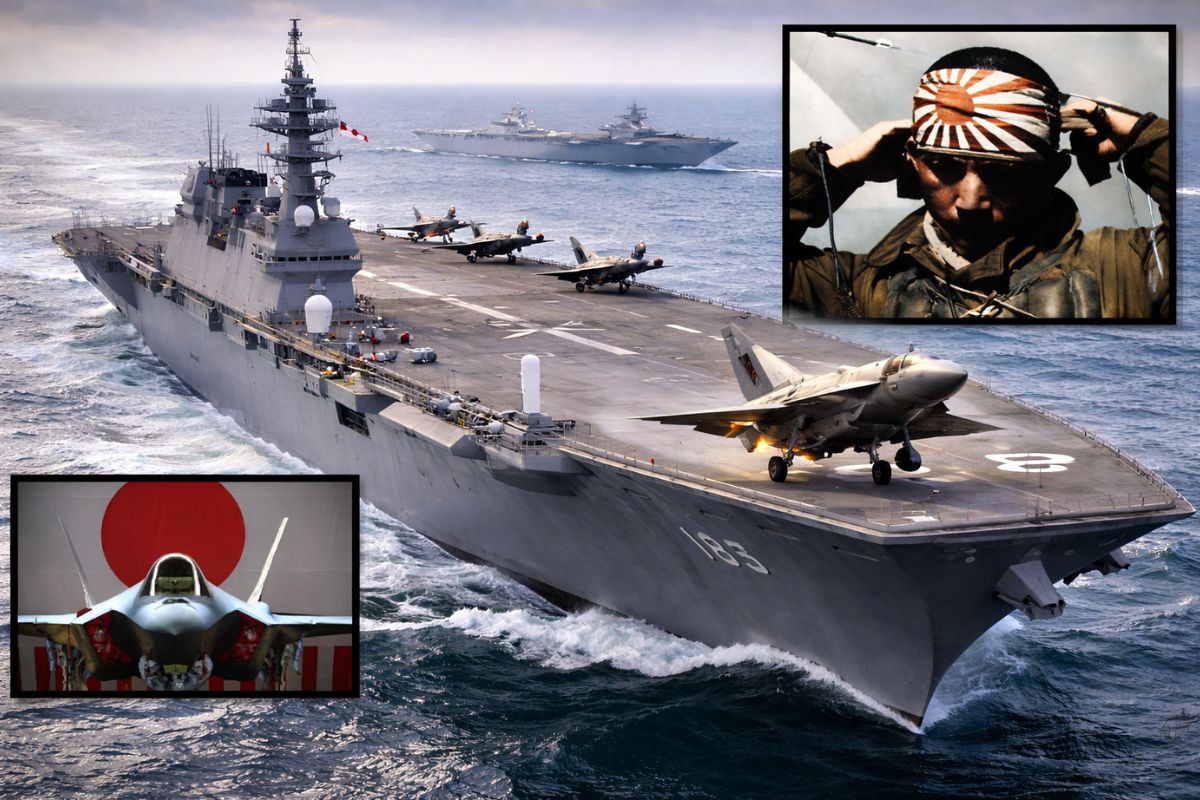 porta aviões volta ao Pacífico com Izumo e Kaga na reta final para operar F 35B, reacendendo debate militar e geopolítico no Japão.