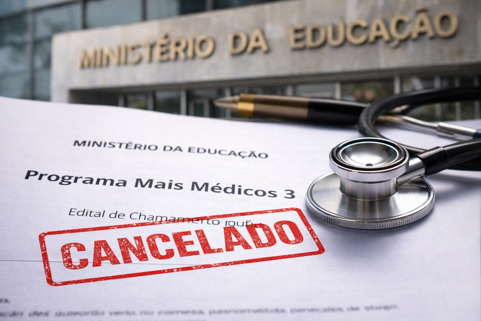 MEC cancela edital do Mais Médicos 3 e suspende criação de novas vagas de Medicina