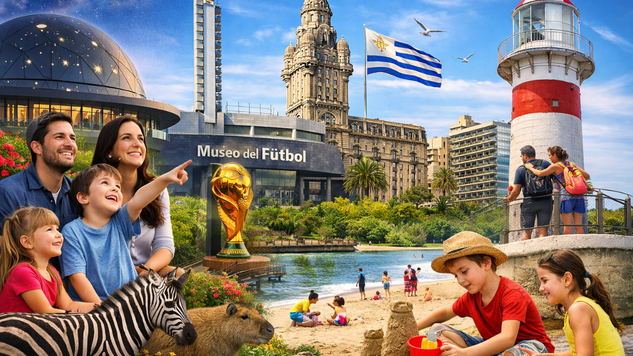 Veja os melhores passeios em Montevidéu com crianças, de museus interativos a praias e parques para aproveitar o turismo em família.