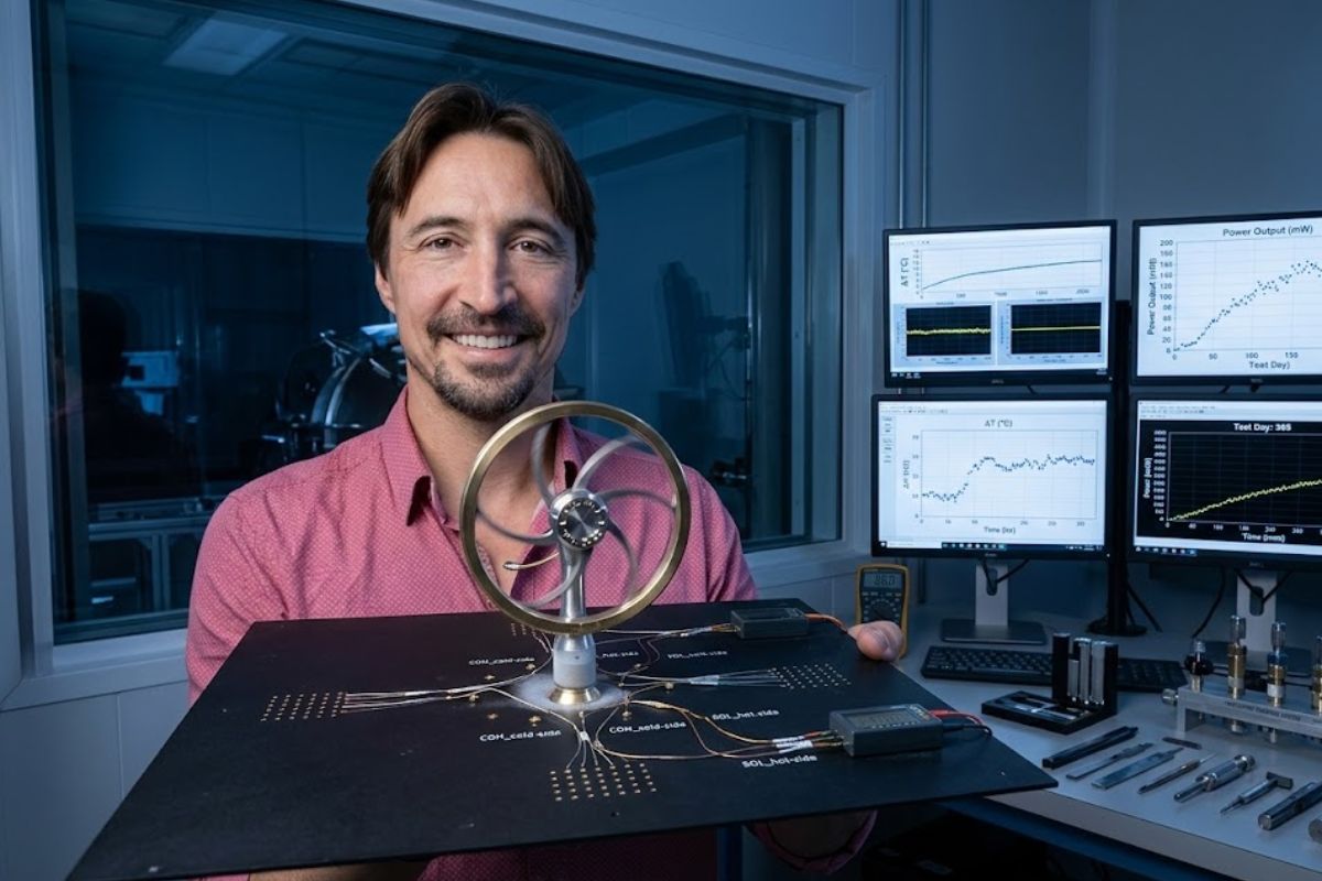 motor Stirling usa céu noturno e espaço profundo para gerar energia e entregar energia mecânica à noite sem combustível.