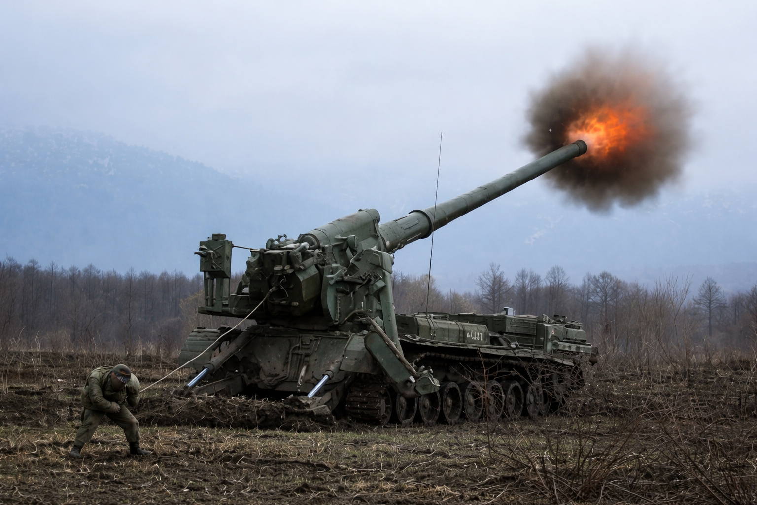 Com canhão de 203 mm, projéteis de 110 kg, alcance real de até 47,5 km e peso de 46,5 toneladas, o 2S7 Pion/Malka se tornou a peça de artilharia autopropulsada mais destrutiva da Guerra Fria, projetada para pulverizar bunkers, bases e alvos estratégicos a dezenas de quilômetros