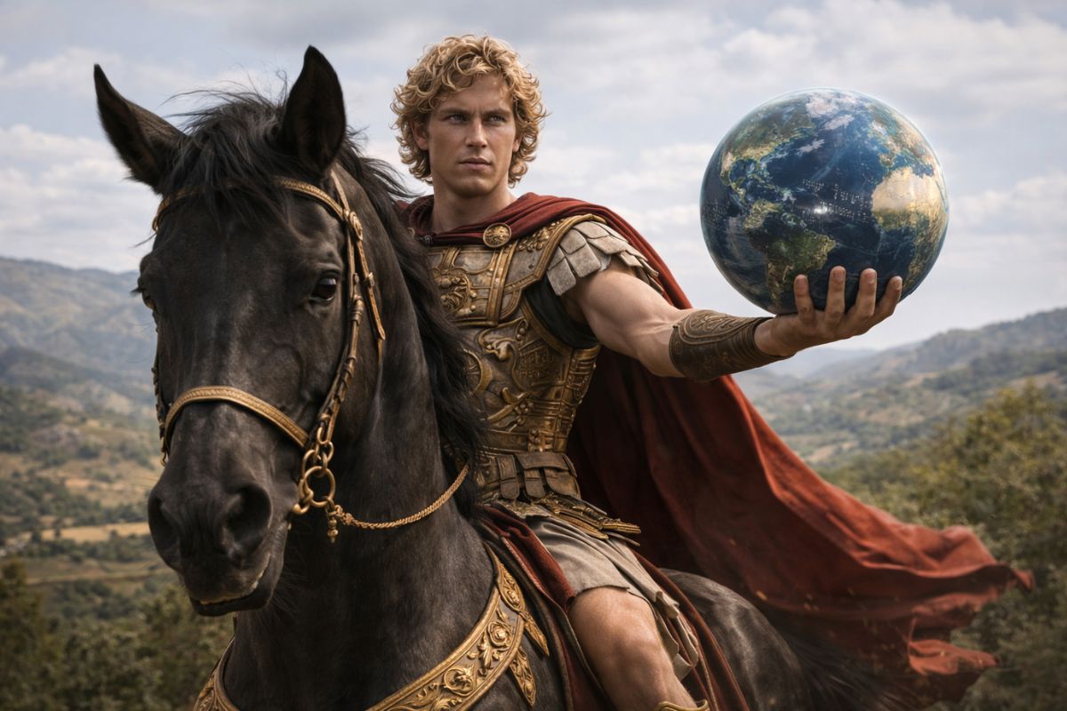 Alexandre, O GRANDE expõe brainet, império, Macedônia e Alemanha como chaves do poder que faz sociedades cultas aceitar o inaceitável.