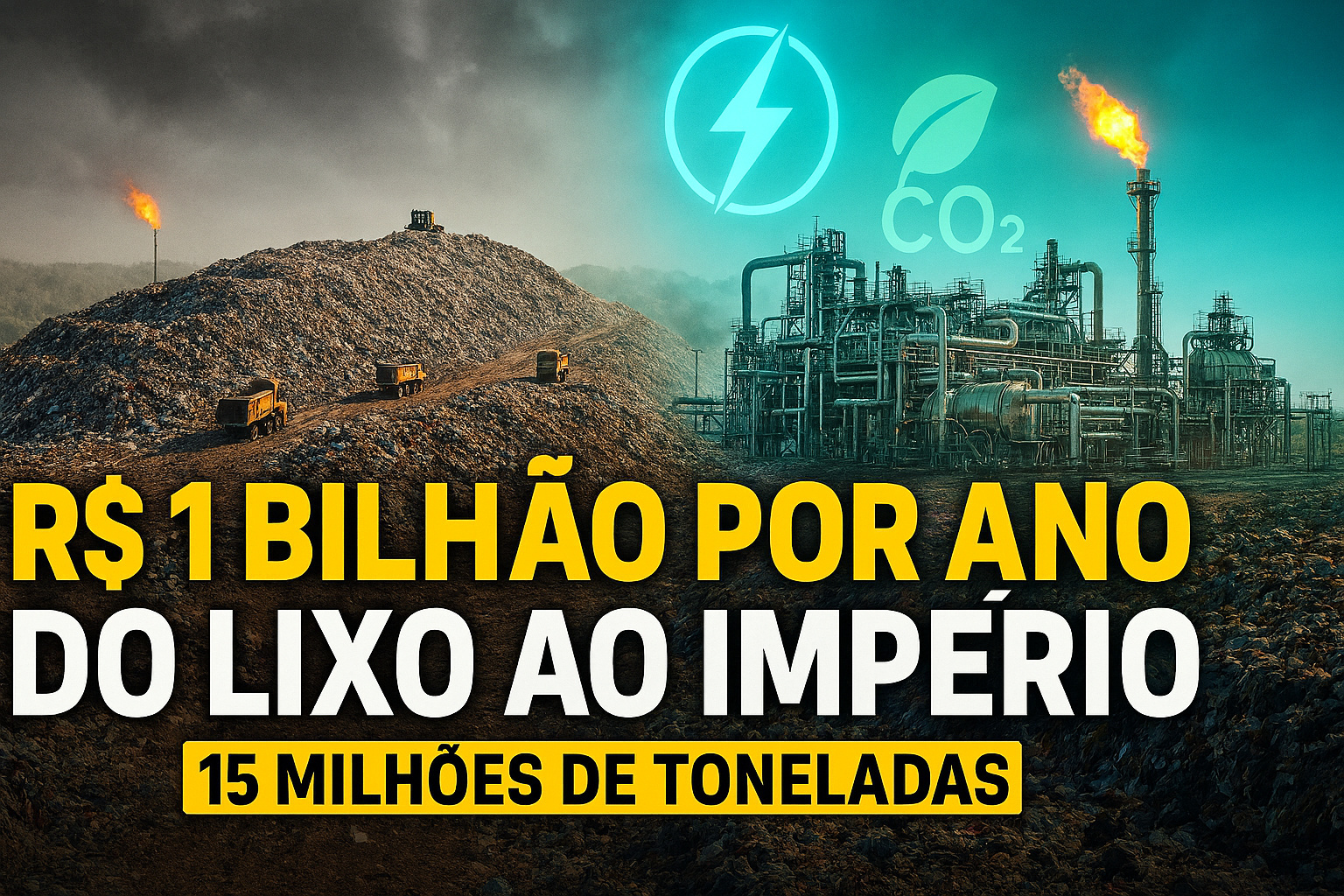 Orizon fatura quase R$ 1 bilhão por ano transformando 15 milhões de toneladas de lixo em energia, biogás e créditos de carbono e cria um império bilionário no Brasil