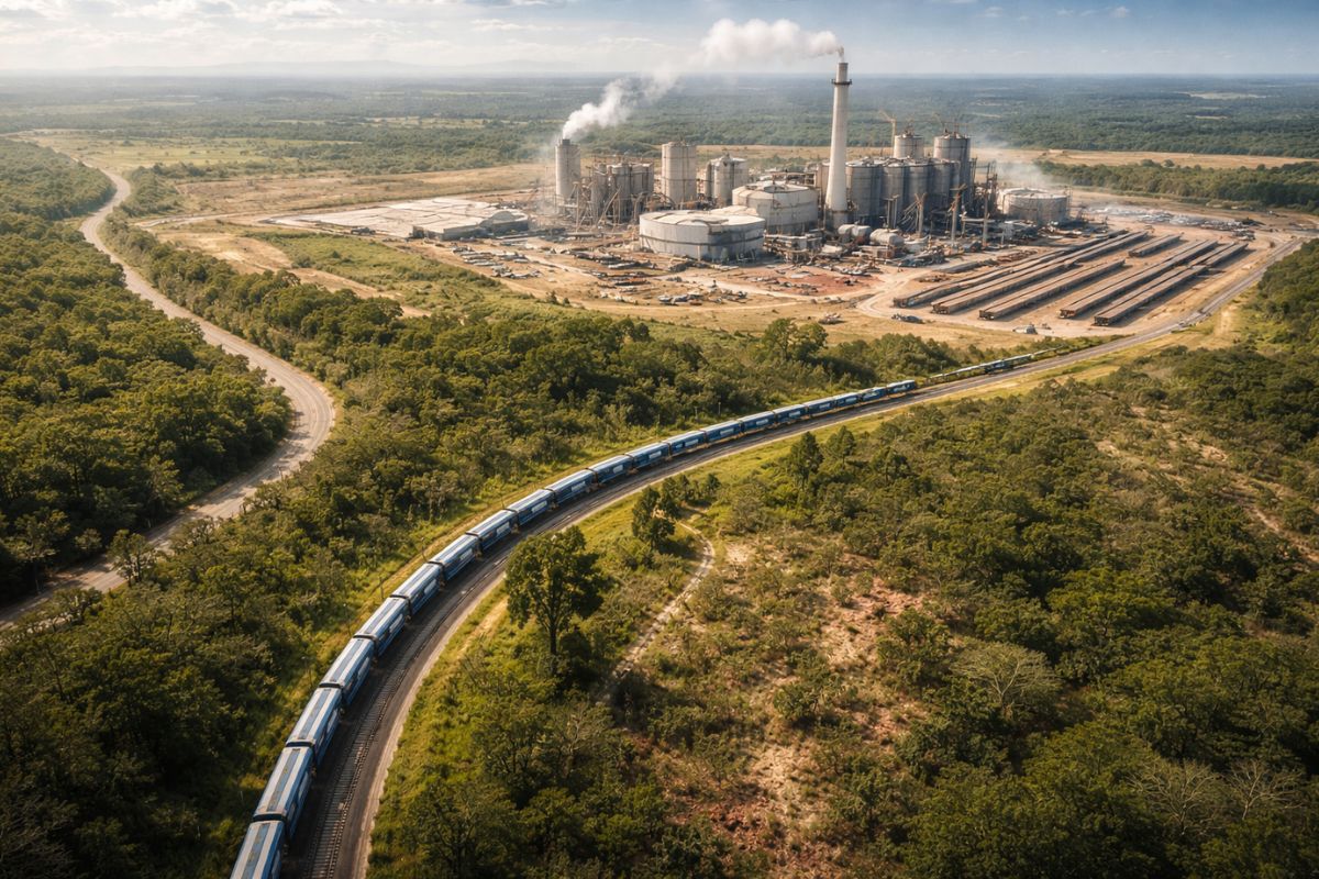 Ferrovia da Arauco liga megafábrica de celulose à Malha Norte rumo ao Porto de Santos, mudando a logística e a exportação em MS.