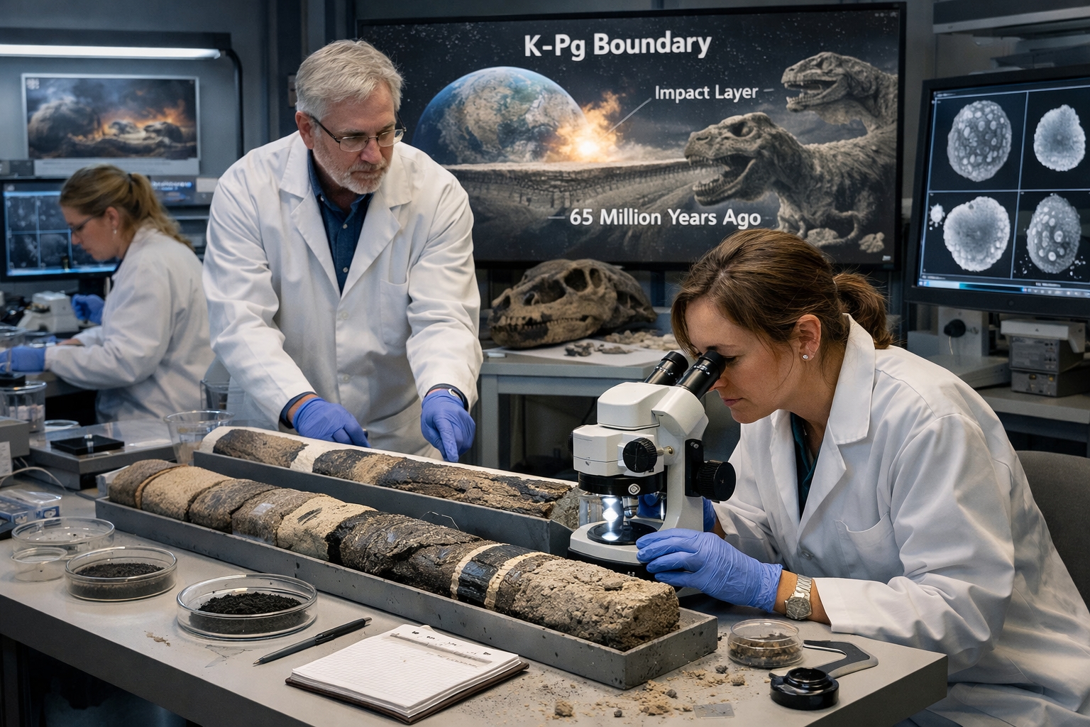 Poeira espacial marca o tempo e mostra que a vida correu para se reinventar depois que asteroide dizimou os dinossauros do planeta