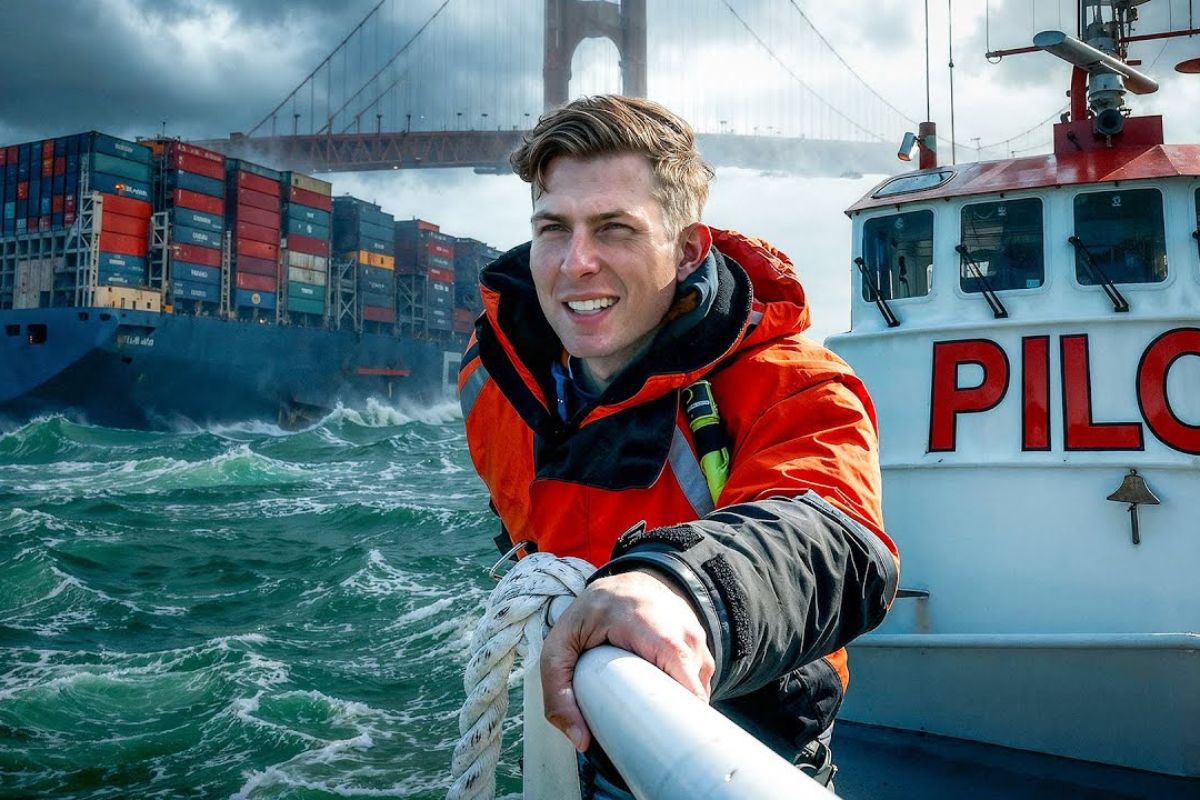 maiores navios do planeta dependem dos Práticos da Barra na Baía de São Francisco para cruzar a Golden Gate com calado crítico, neblina e correntes, em uma operação sem margem para erro.