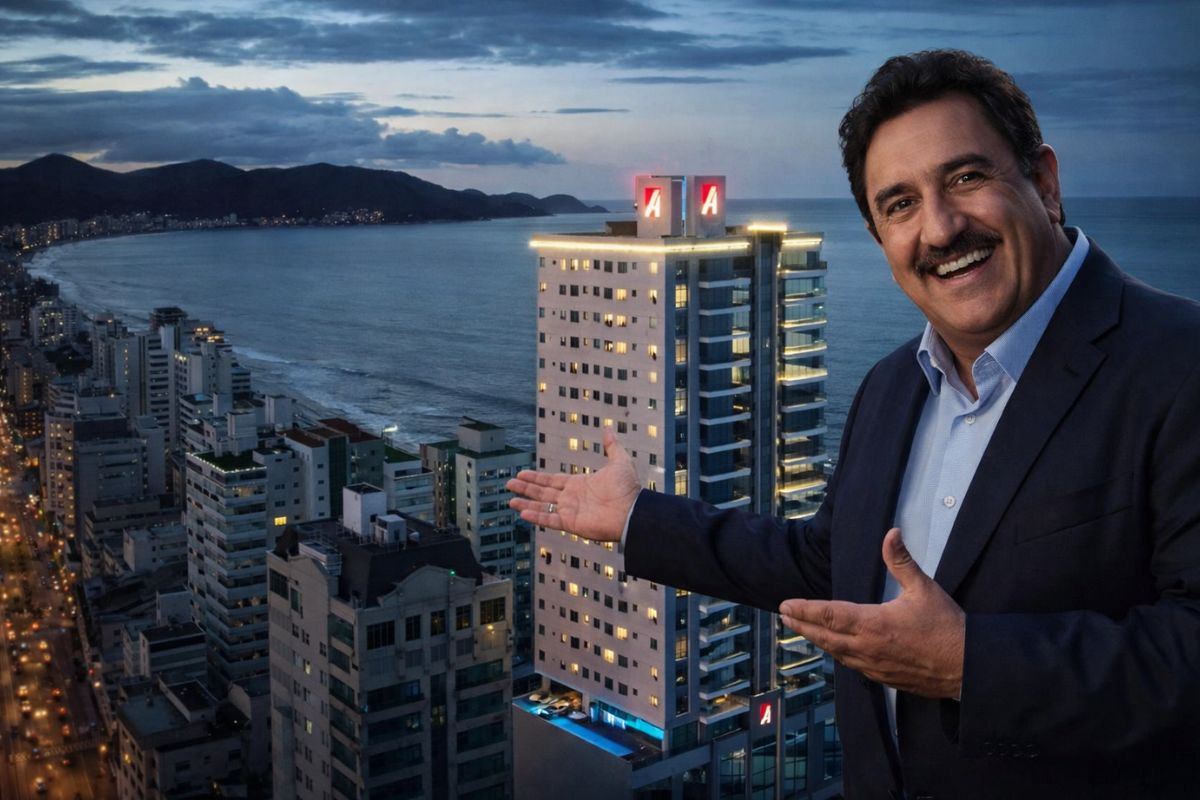 Ratinho compra apartamento no Horizon Palace em Itapema, na Meia Praia, e reforça a disputa por imóveis de luxo no litoral catarinense.