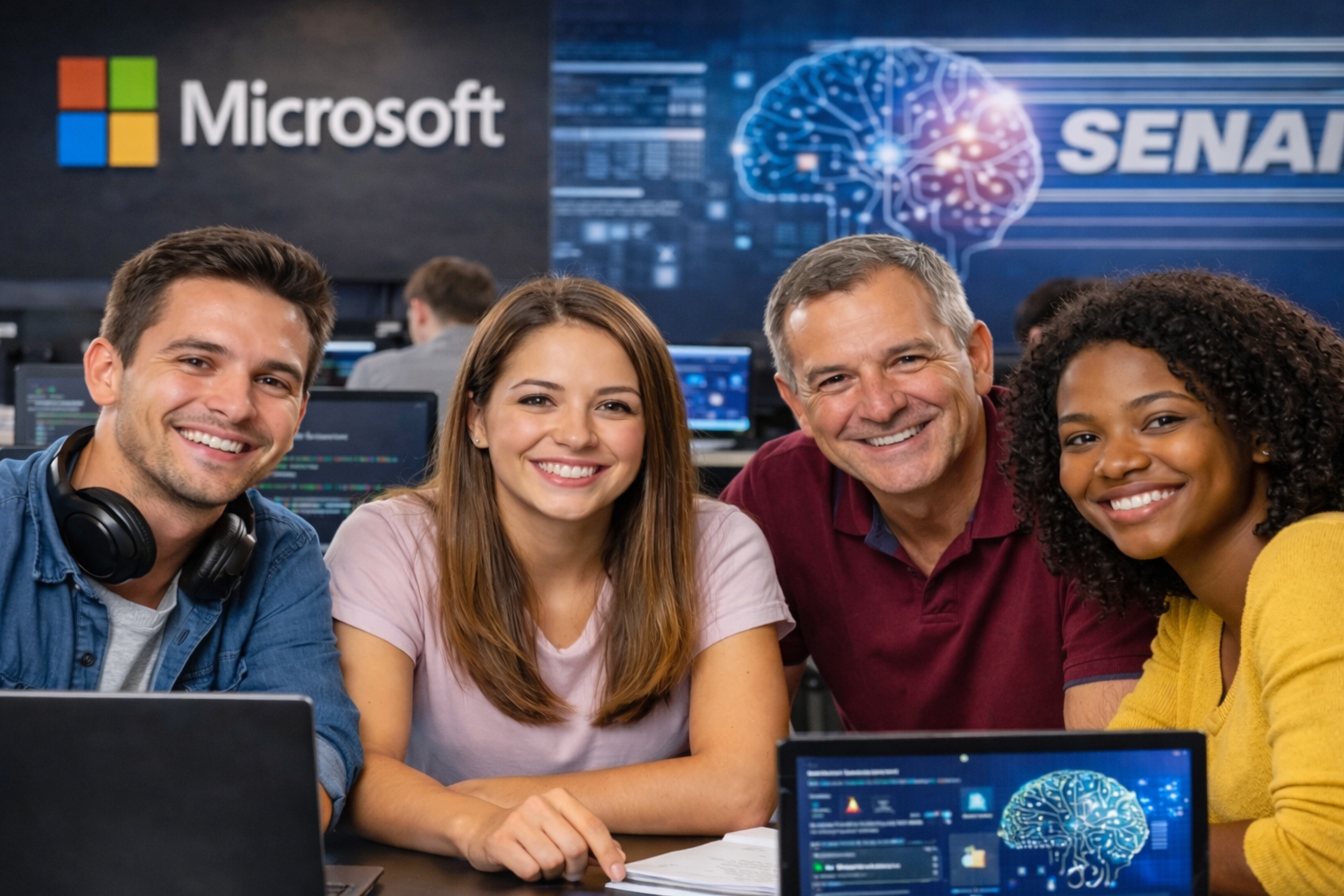 Senai convoca para cursos de tecnologia, coloca aluno diante das ferramentas mais usadas e das práticas mais pedidas no dia a dia de quem trabalha com inteligência artificial e pretende realizar as certificações da Microsoft