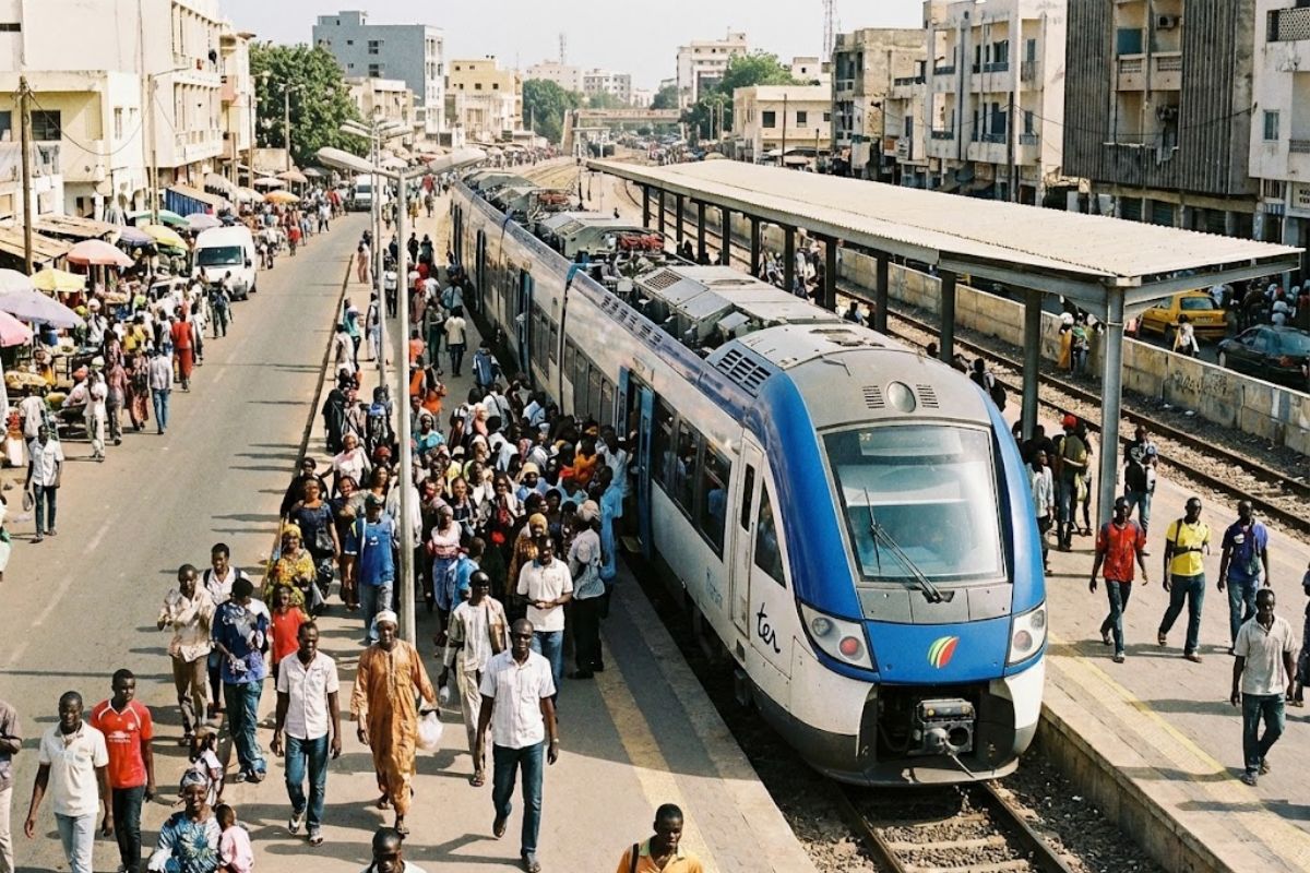 O trem em Dakar acelera viagens, atrai passageiros, reorganiza transporte e reduz pressão nas ruas, mudando a rotina urbana