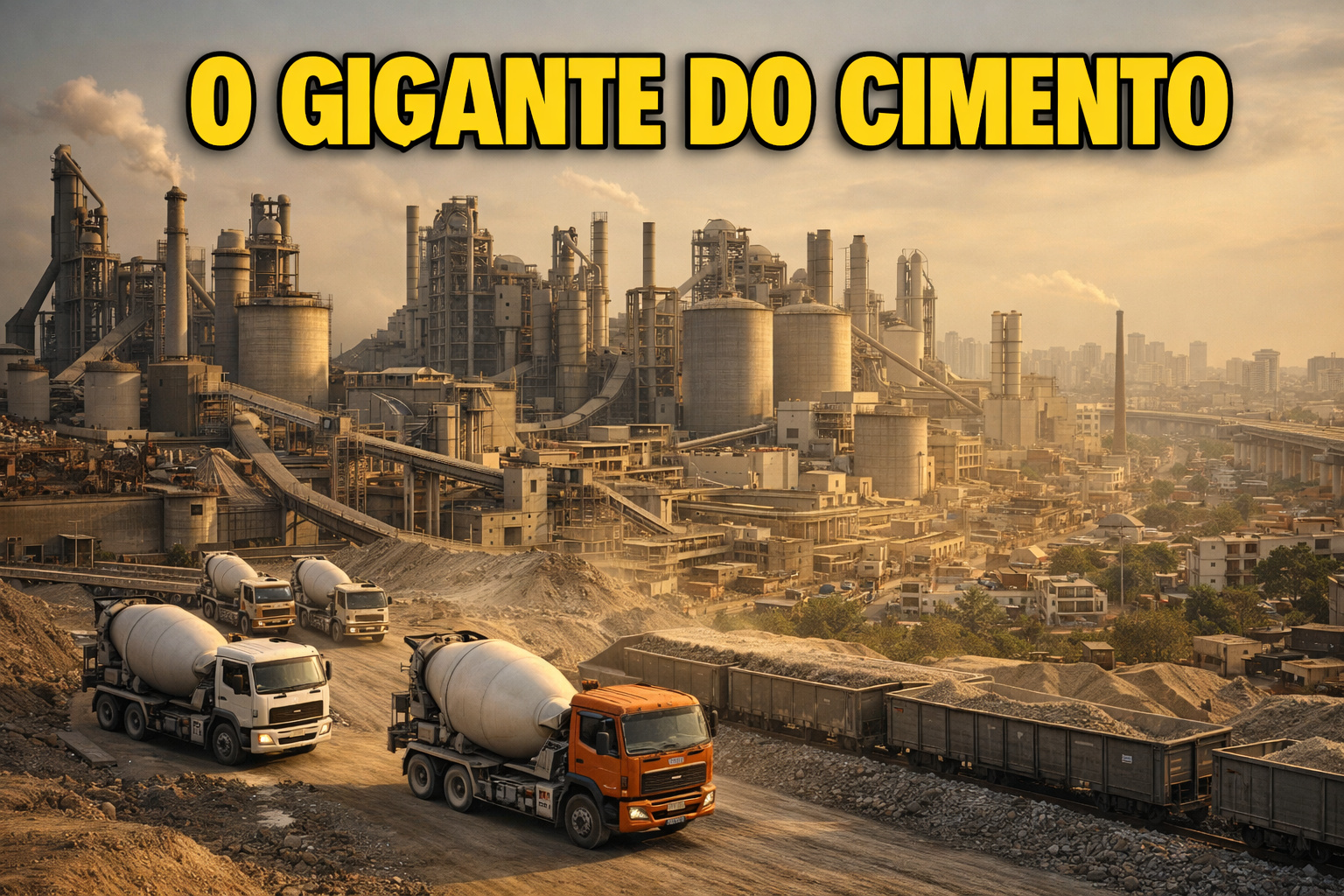 Com quase 200 milhões de toneladas de cimento por ano e dezenas de plantas integradas espalhadas pela Índia, a UltraTech lidera uma das maiores estruturas industriais do planeta e abastece a expansão urbana acelerada do país