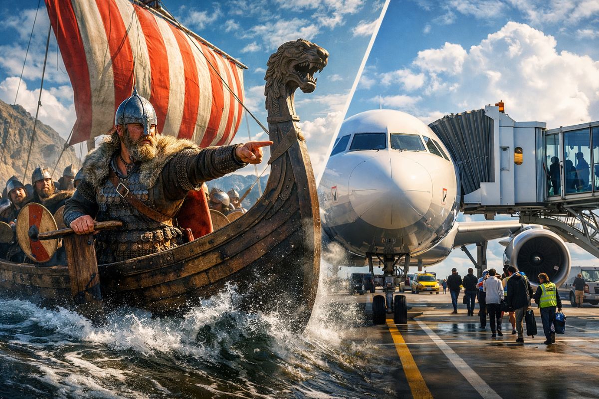 Uma decisão dos vikings há 1000 anos aboliu esquerda e direita no mar e até hoje define que você embarque no avião sempre pelo lado esquerdo (2)