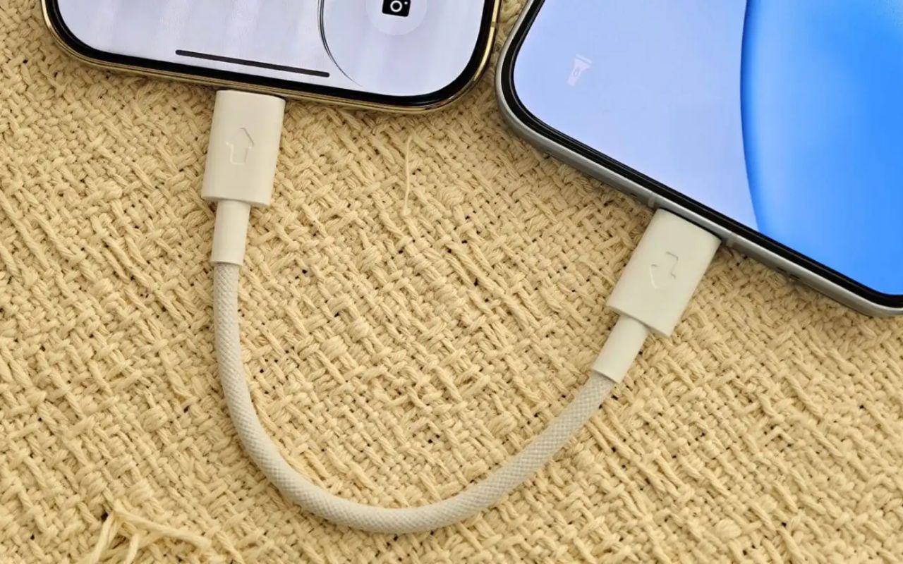 Xiaomi apresenta cabo compacto de 16 cm com suporte a carregamento rápido, energia reversa e transferência de dados por preço acessível.